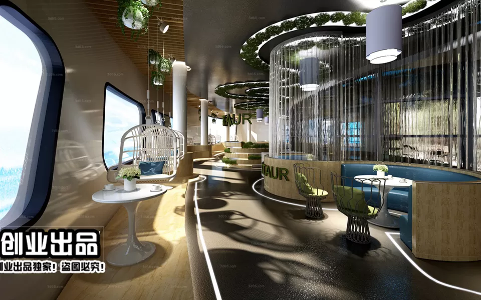 FASTFOOD STORE – 3D SCENES – 0185