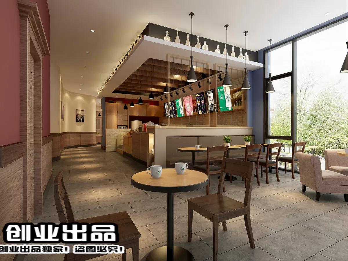 FASTFOOD STORE – 3D SCENES – 0187