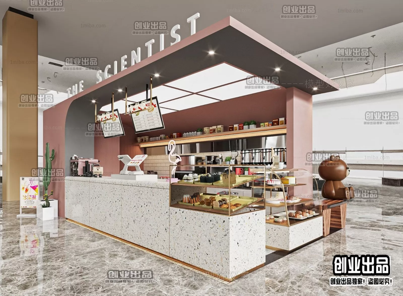 FASTFOOD STORE – 3D SCENES – 0188