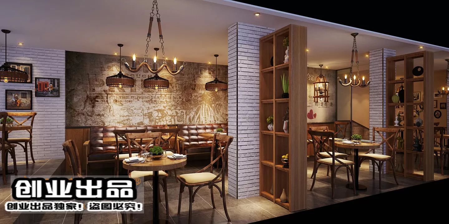 FASTFOOD STORE – 3D SCENES – 0190