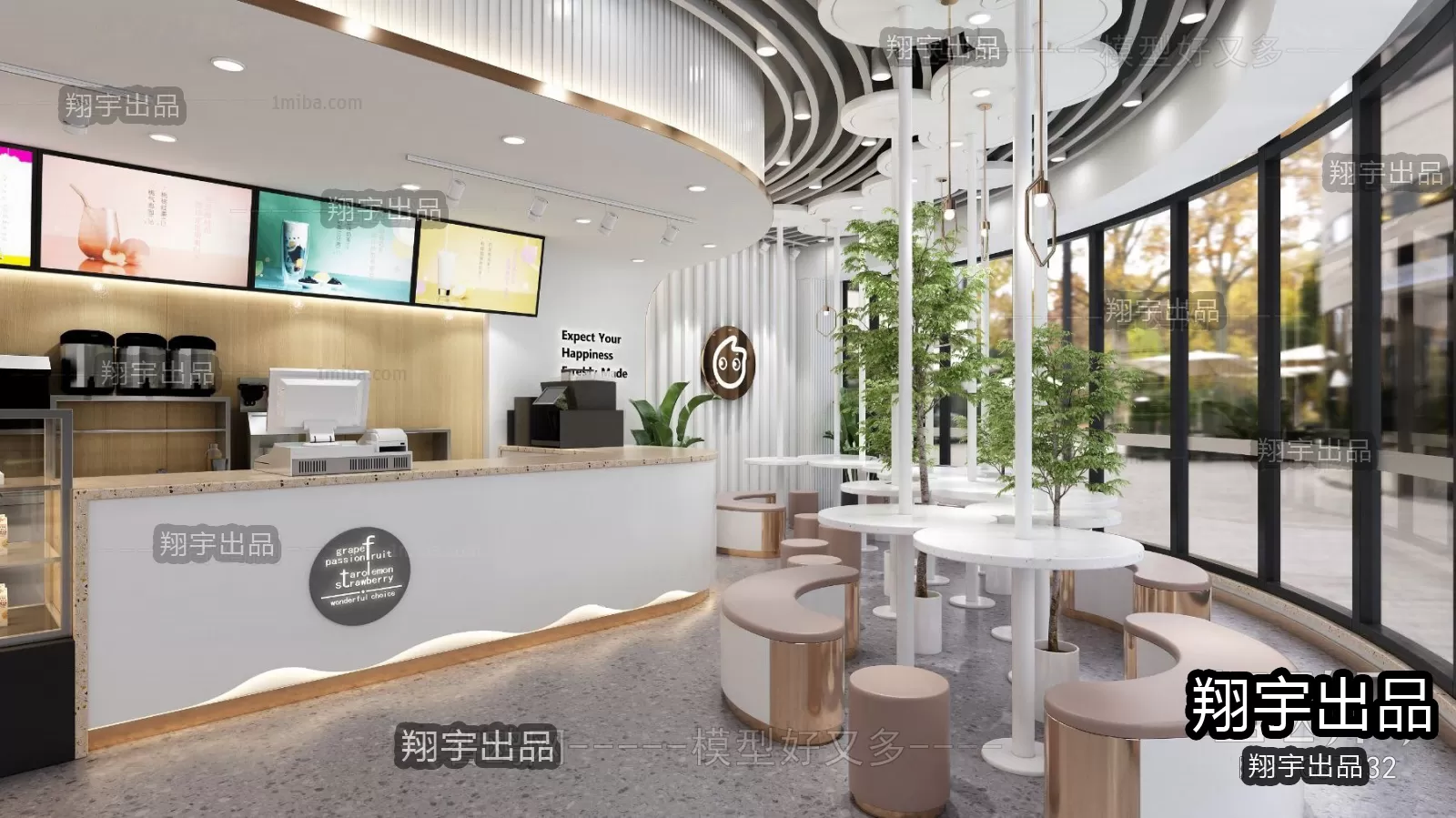 FASTFOOD STORE – 3D SCENES – 0192