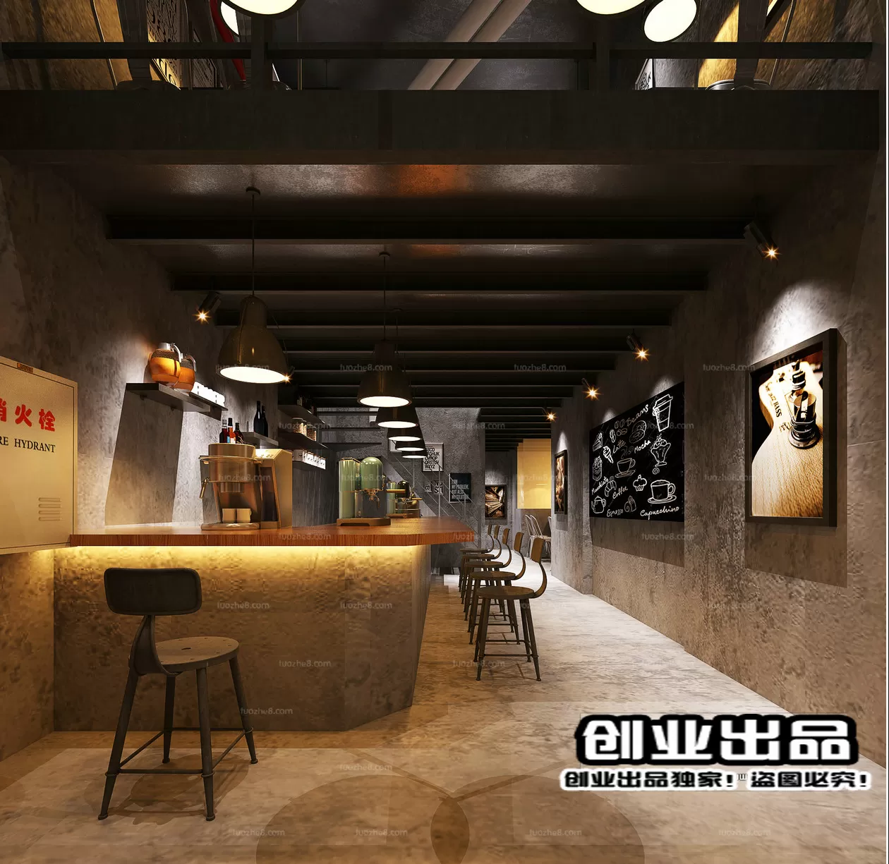 FASTFOOD STORE – 3D SCENES – 0193