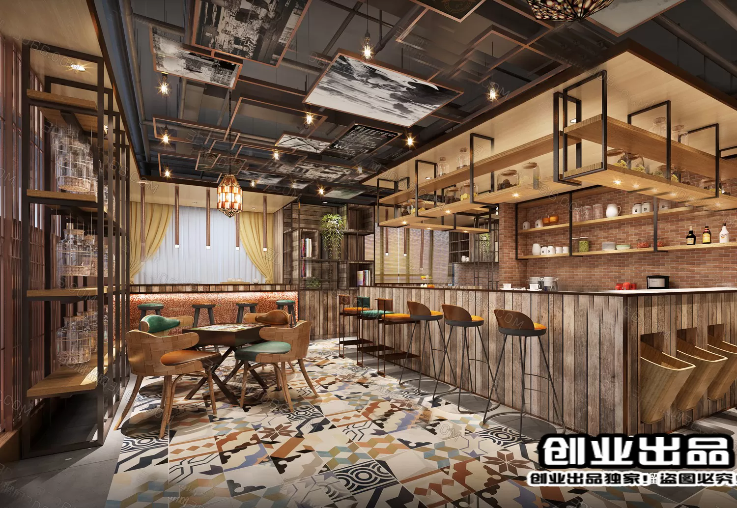 FASTFOOD STORE – 3D SCENES – 0196