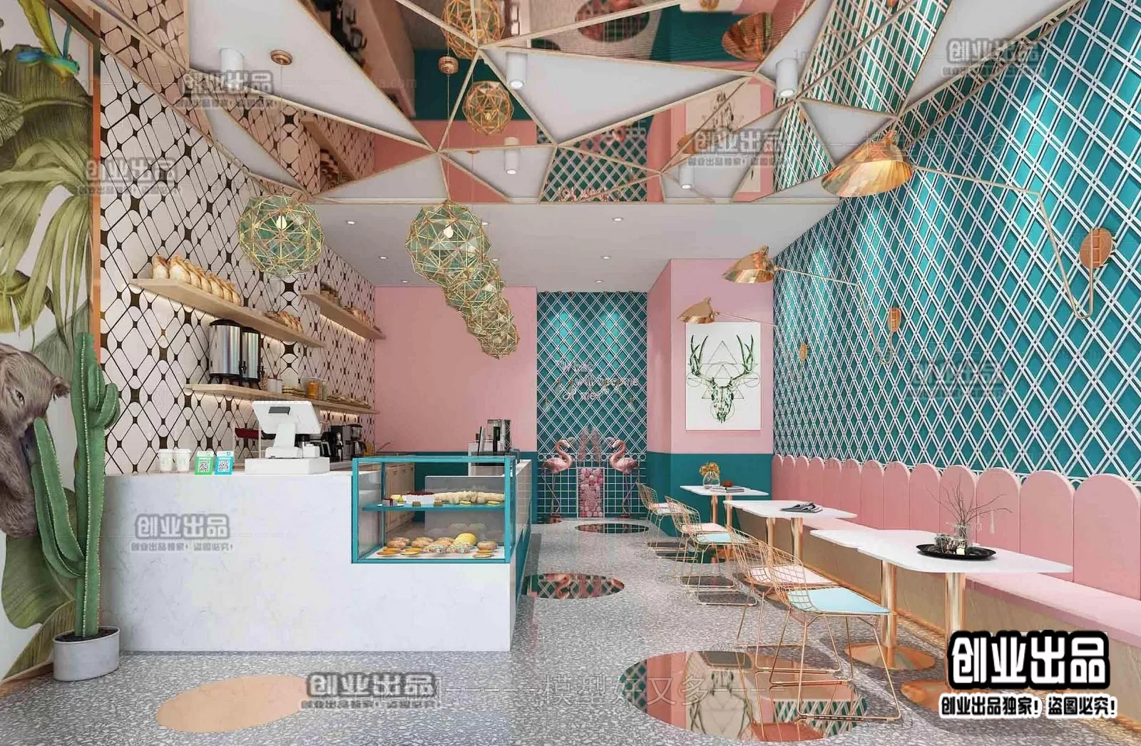 FASTFOOD STORE – 3D SCENES – 0199