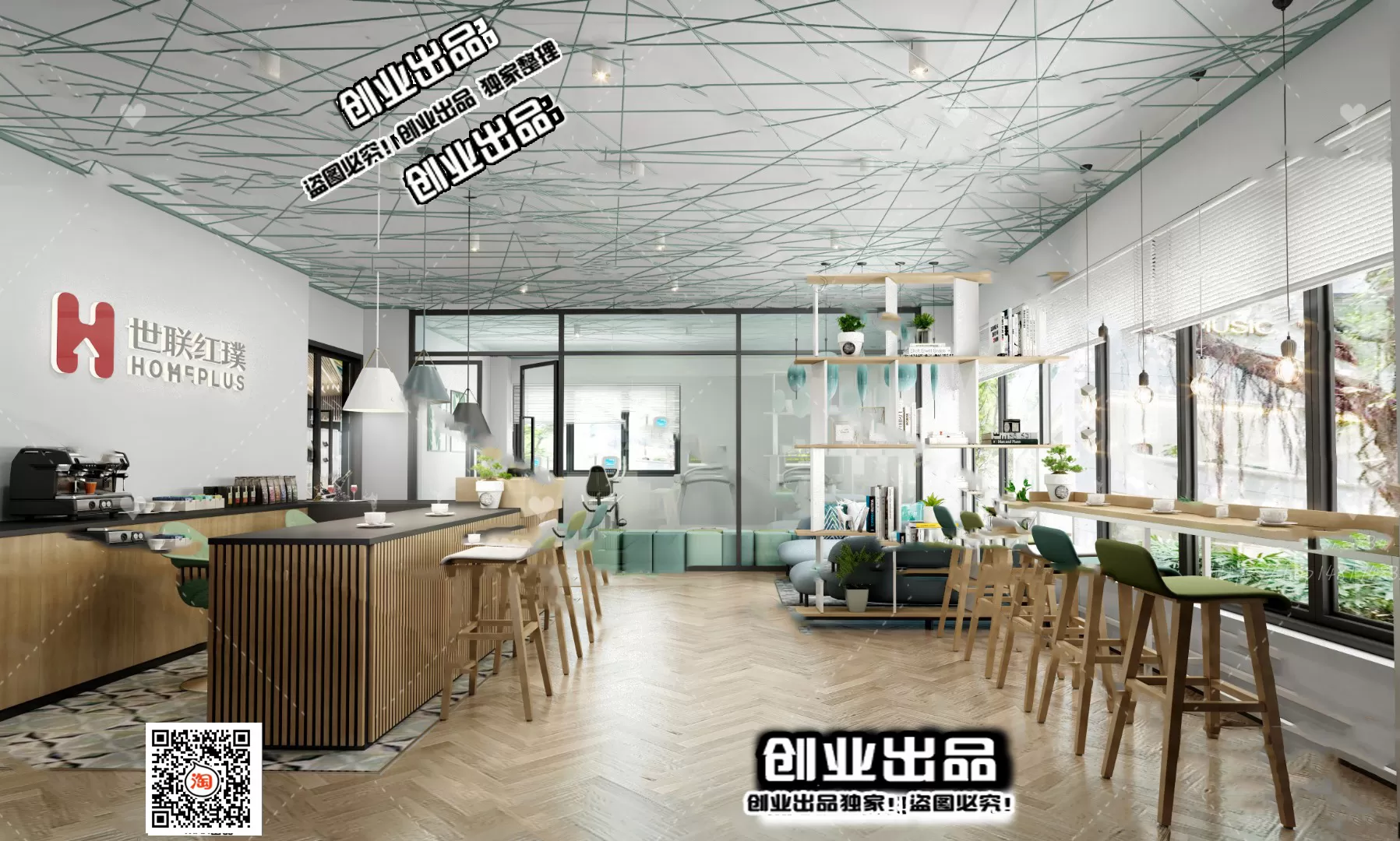 FASTFOOD STORE – 3D SCENES – 0204