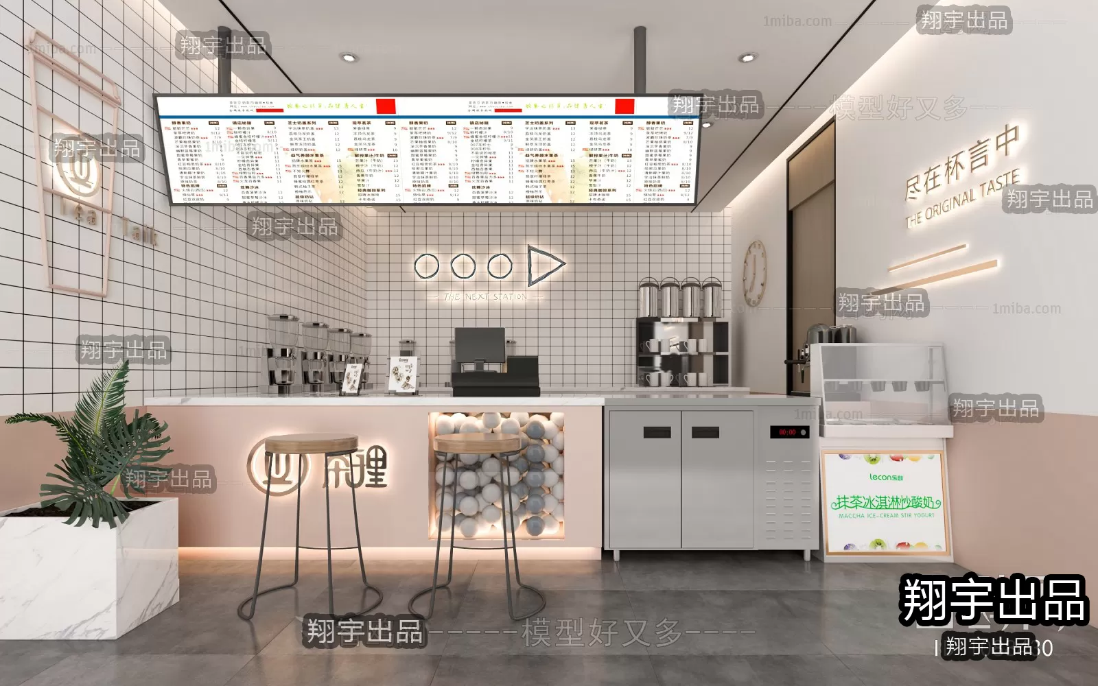 FASTFOOD STORE – 3D SCENES – 0216
