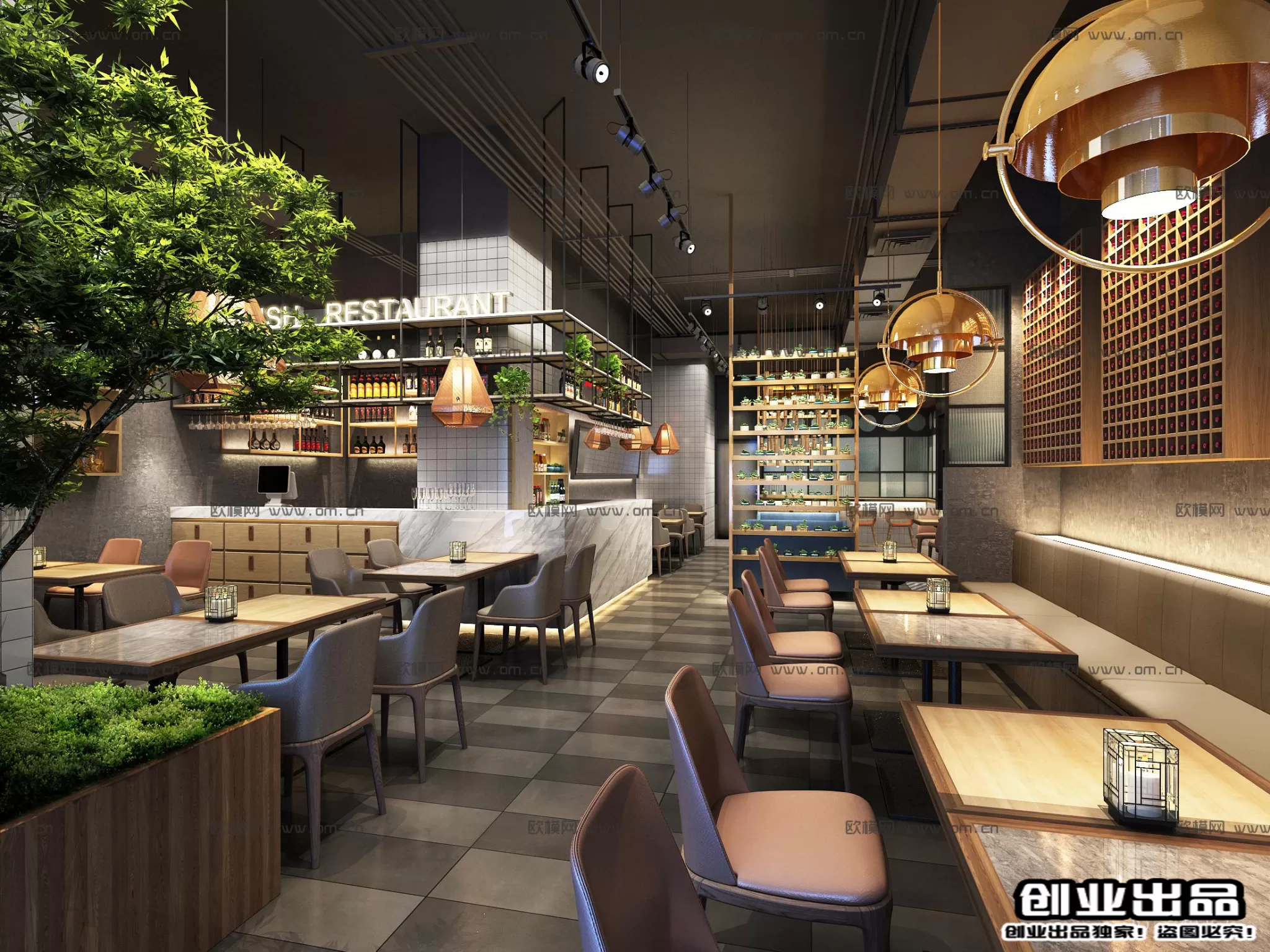 FASTFOOD STORE – 3D SCENES – 0244