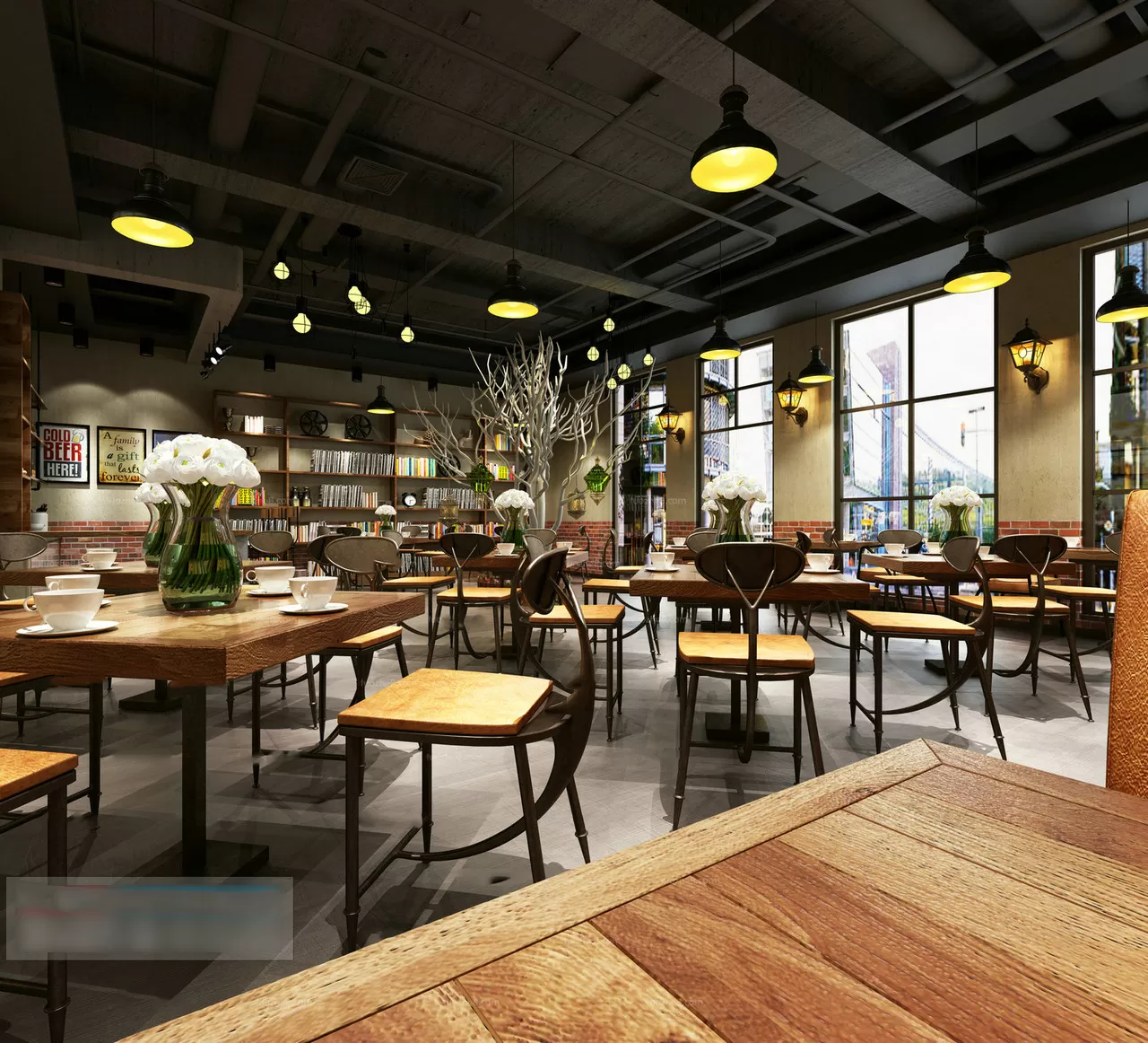 FASTFOOD STORE – 3D SCENES – 0246