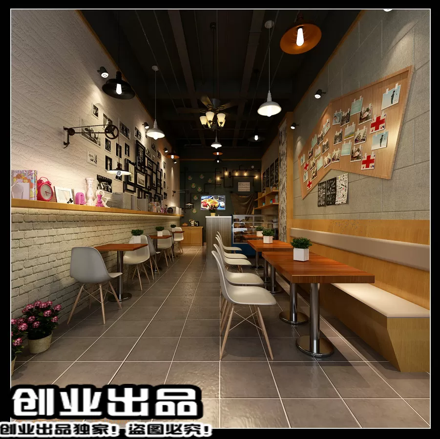 FASTFOOD STORE – 3D SCENES – 0248