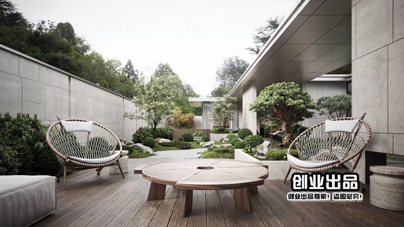 GARDERN HOME – 3D SCENES – 0001