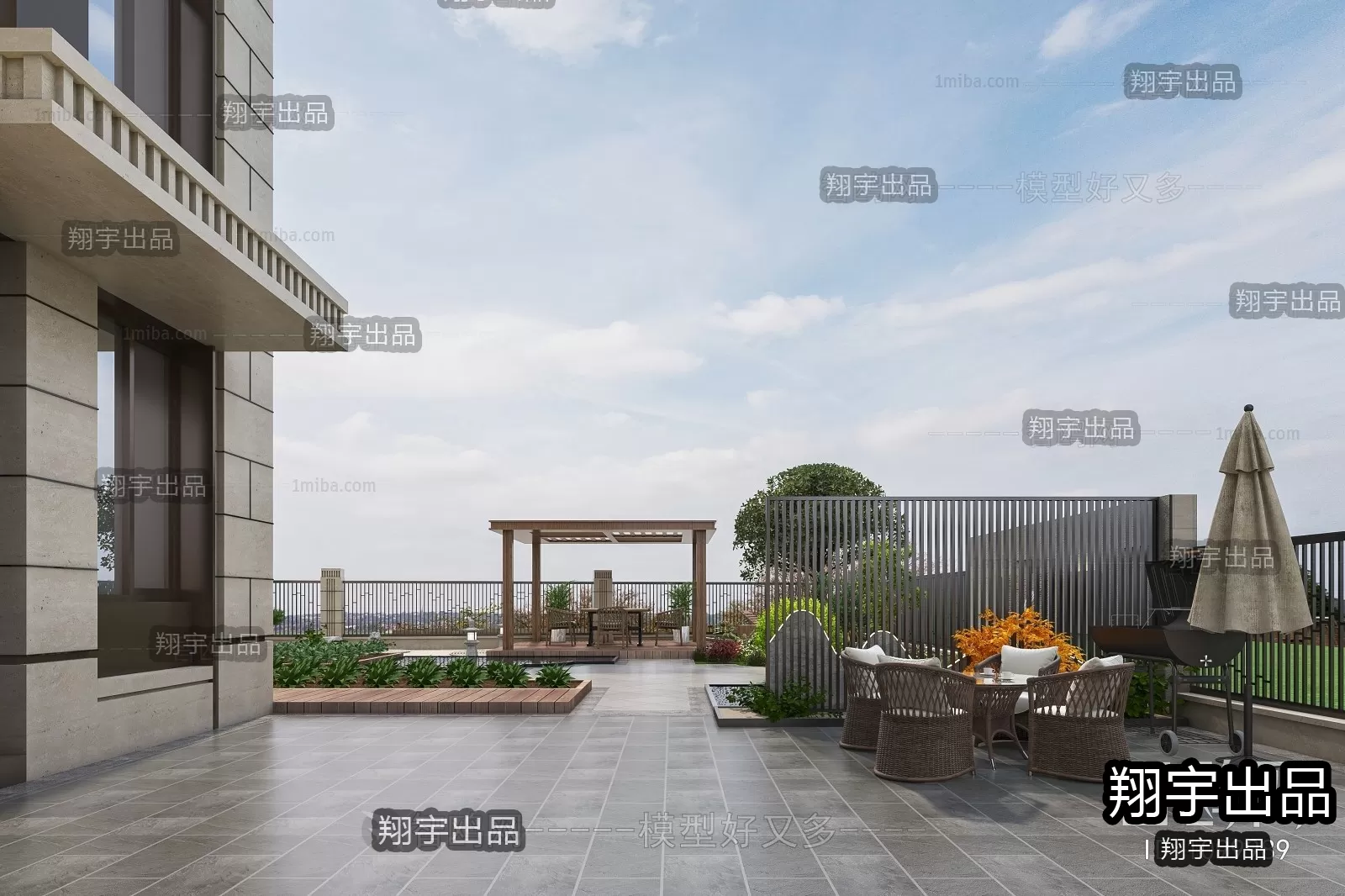 GARDERN HOME – 3D SCENES – 0003