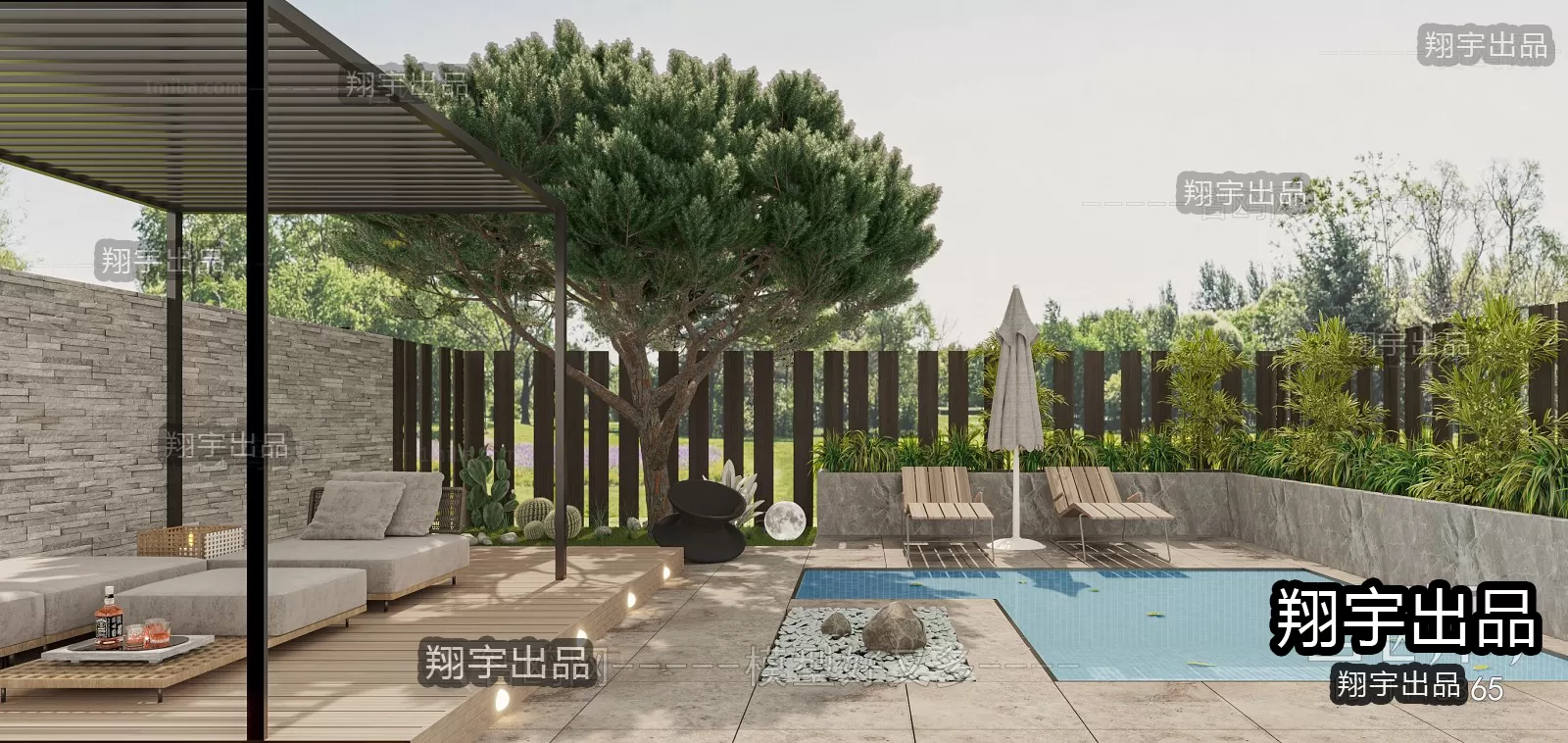 GARDERN HOME – 3D SCENES – 0004