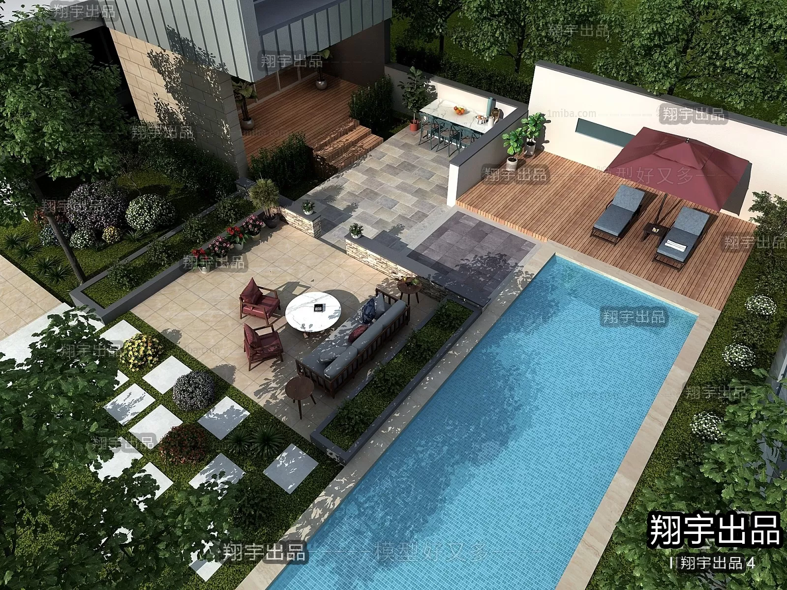 GARDERN HOME – 3D SCENES – 0005