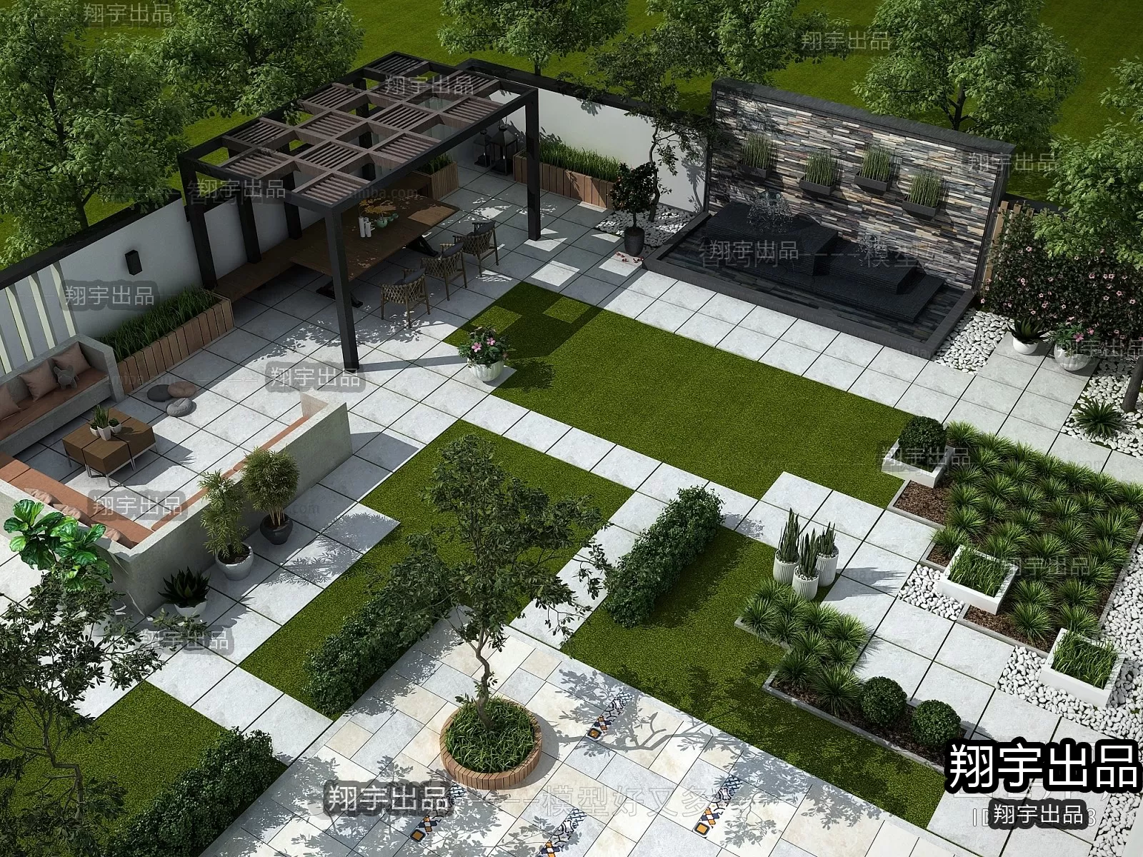 GARDERN HOME – 3D SCENES – 0006