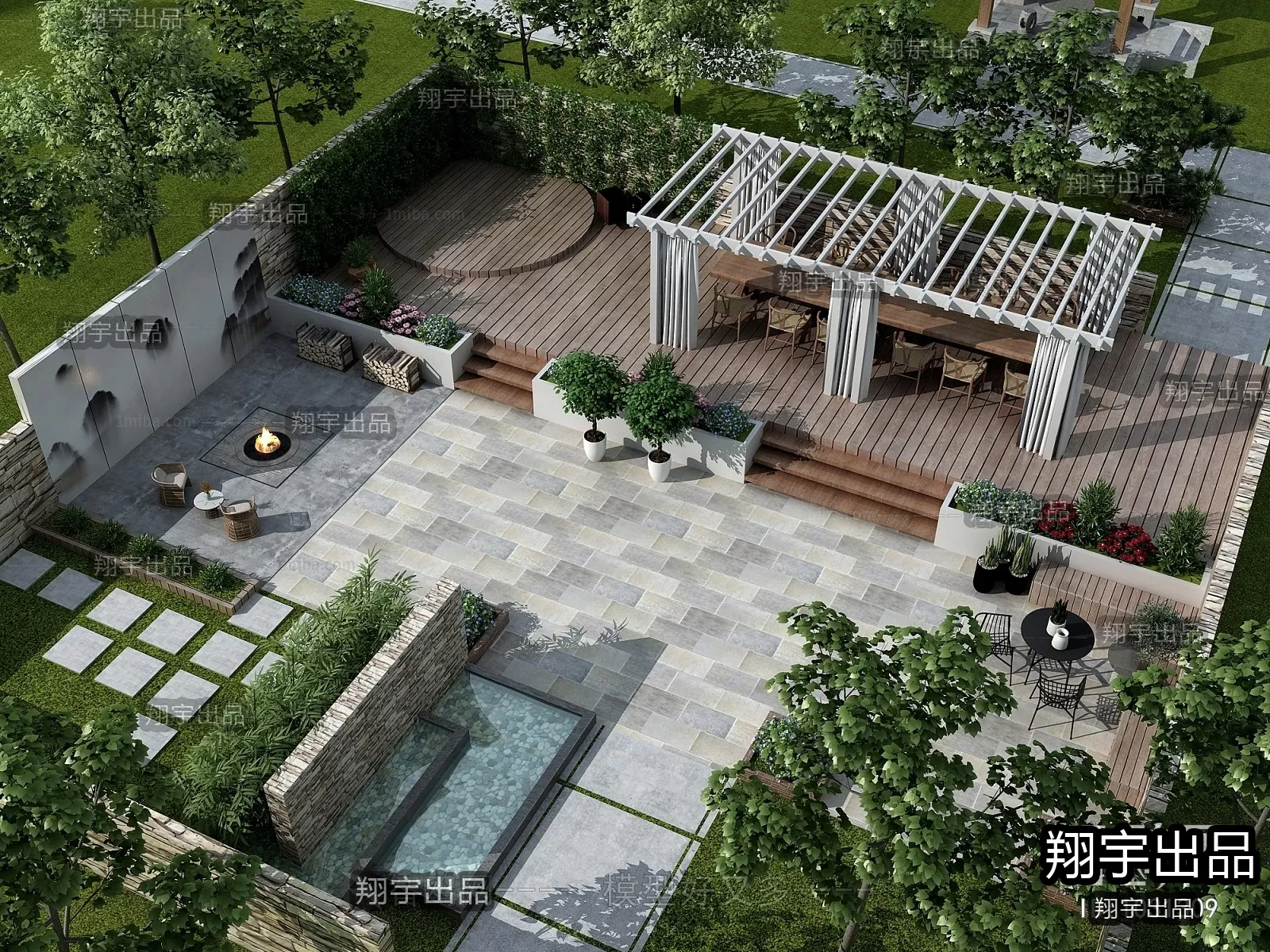 GARDERN HOME – 3D SCENES – 0007