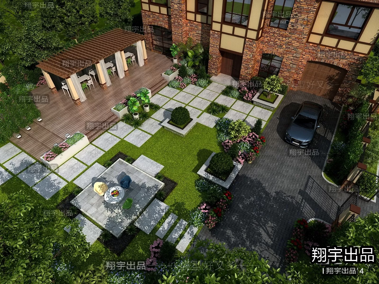 GARDERN HOME – 3D SCENES – 0009