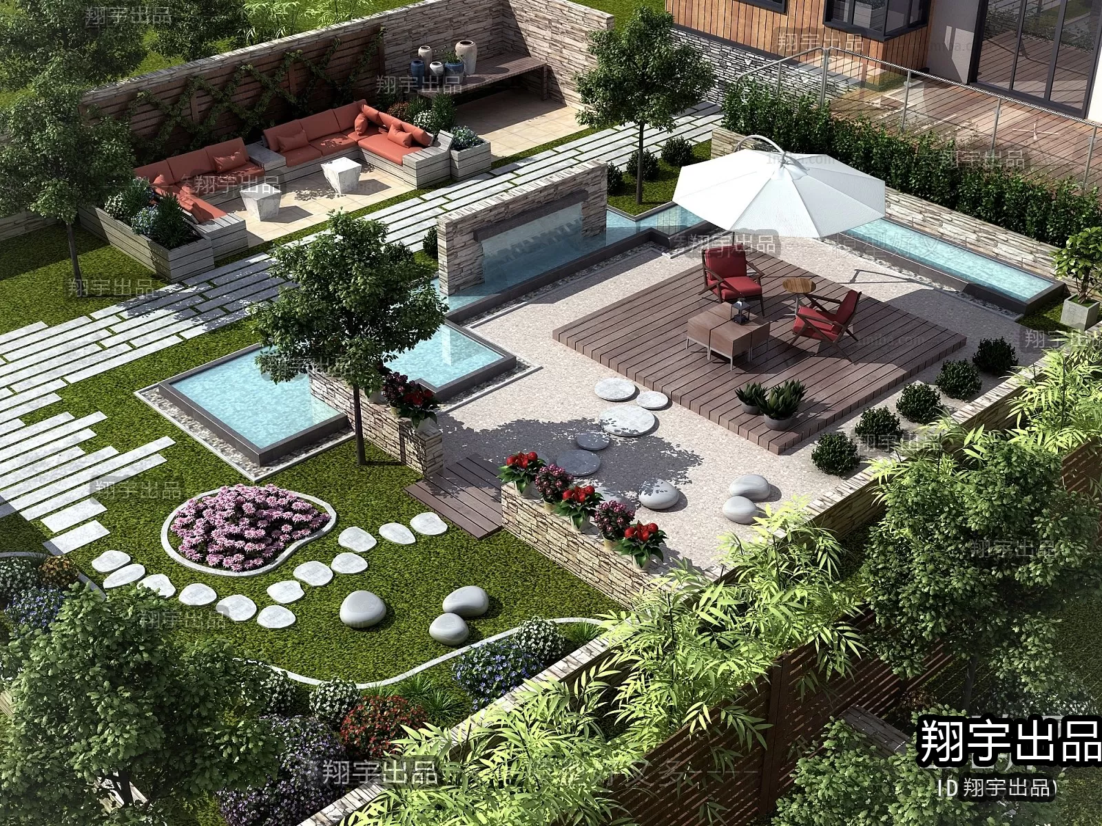 GARDERN HOME – 3D SCENES – 0012