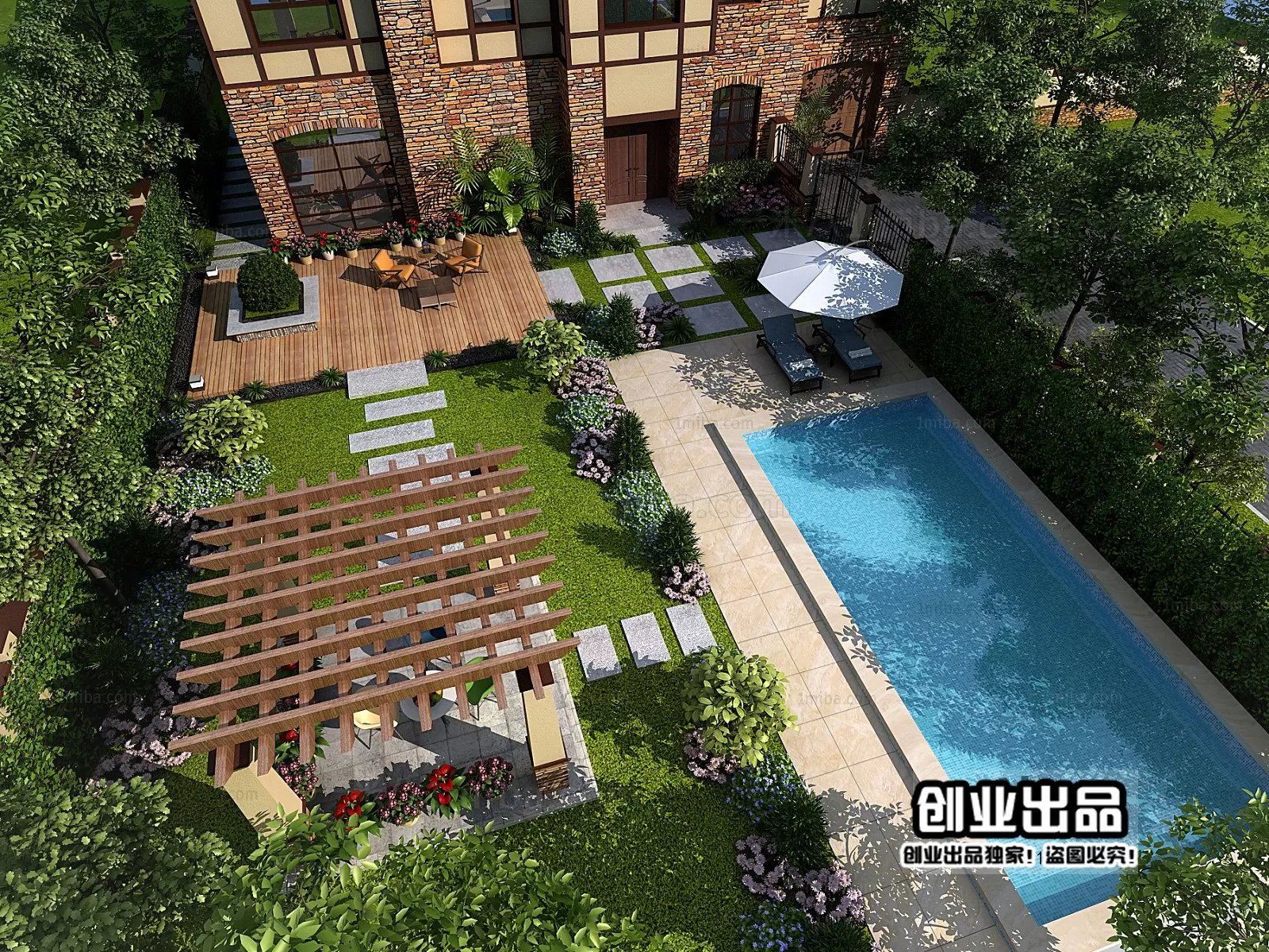 GARDERN HOME – 3D SCENES – 0013