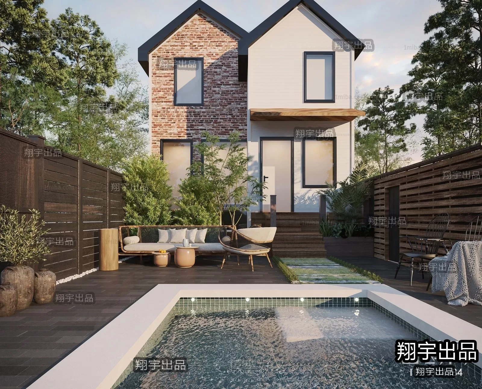 GARDERN HOME – 3D SCENES – 0014