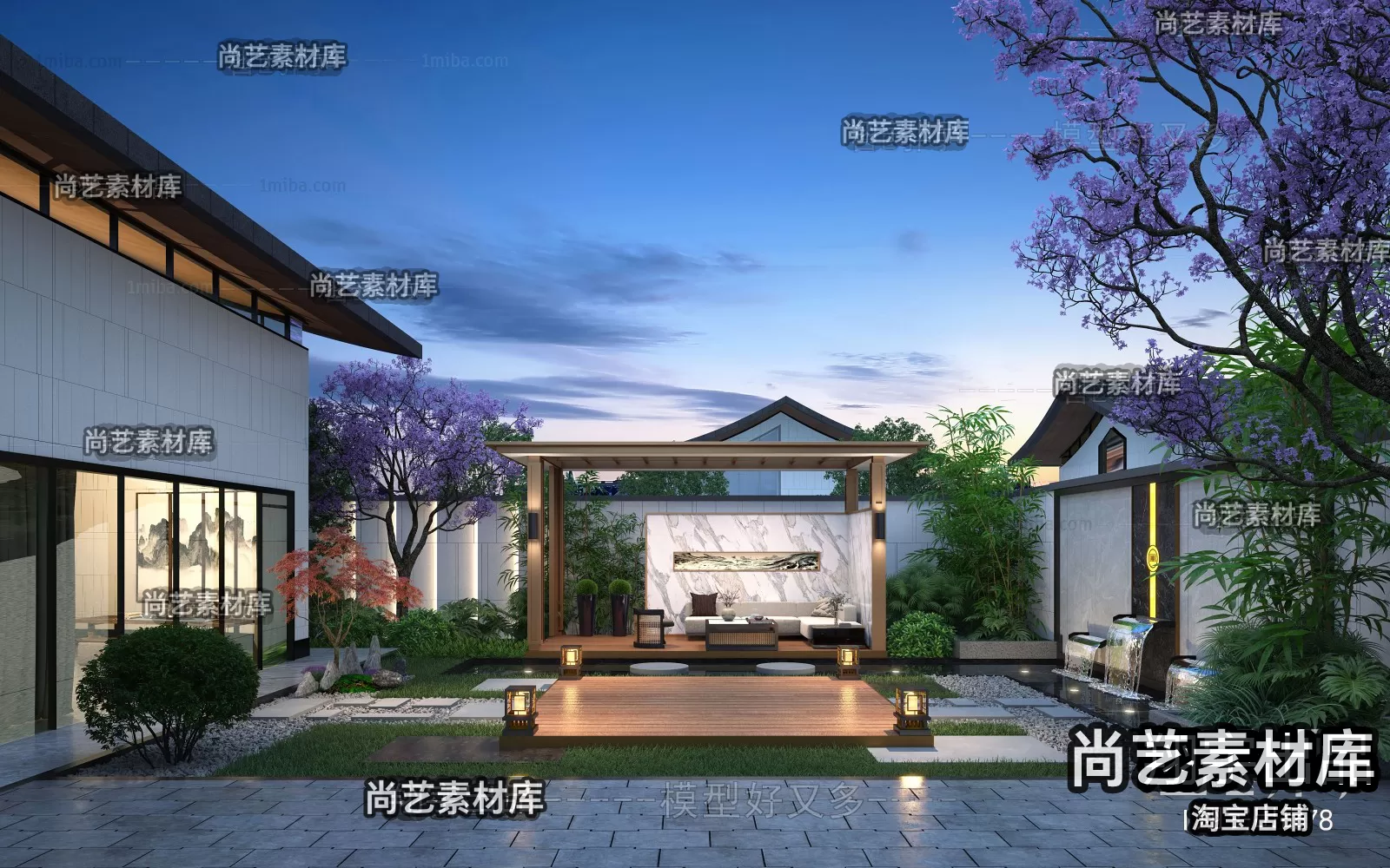 GARDERN HOME – 3D SCENES – 0017