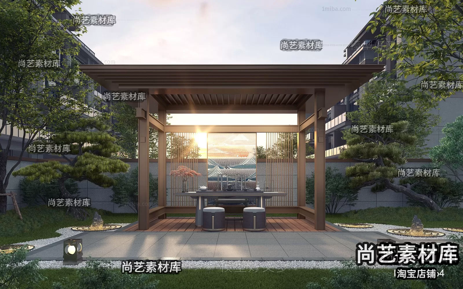 GARDERN HOME – 3D SCENES – 0019