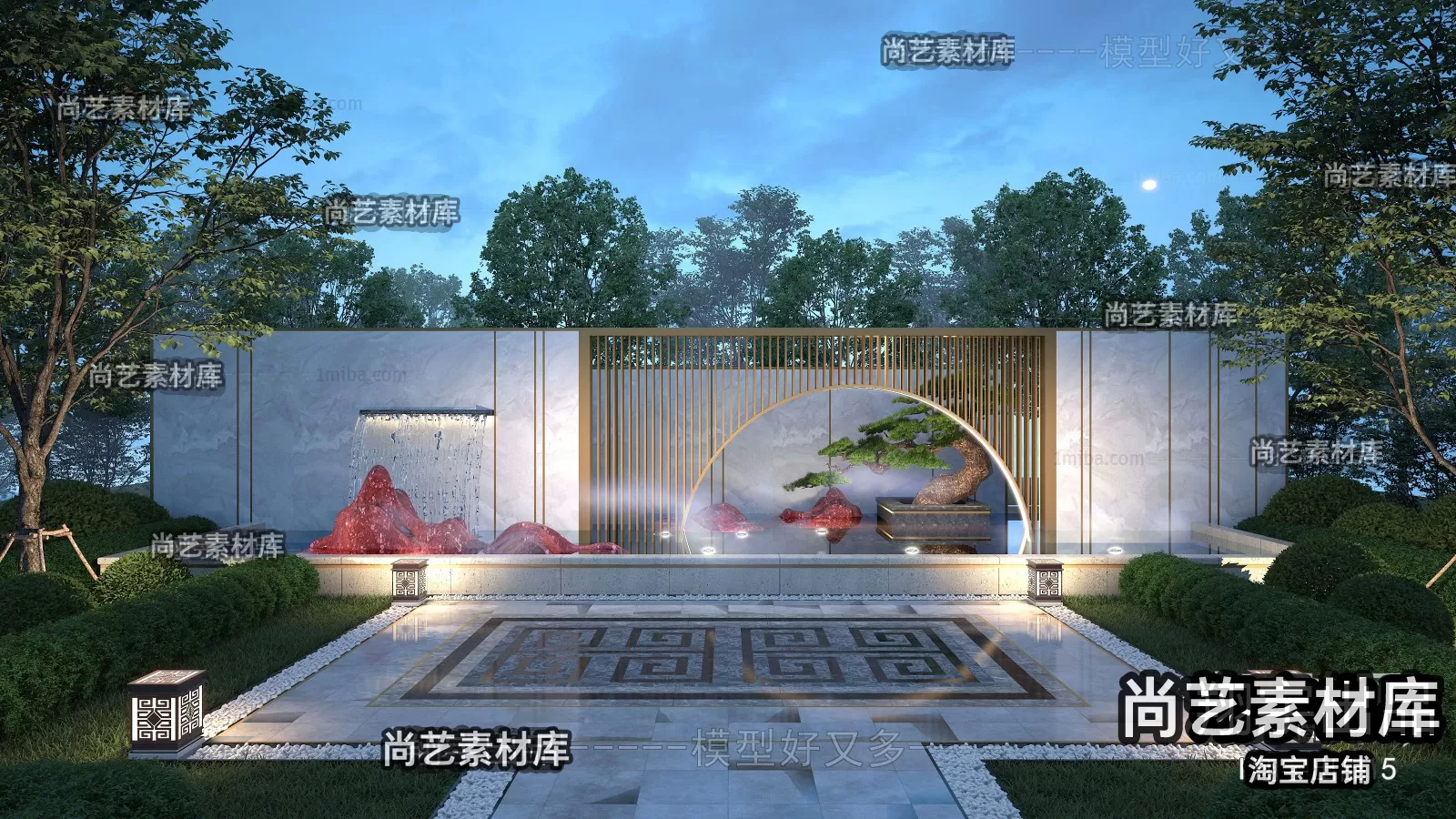 GARDERN HOME – 3D SCENES – 0021