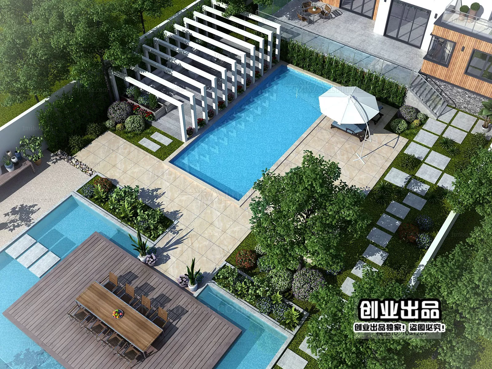 GARDERN HOME – 3D SCENES – 0024