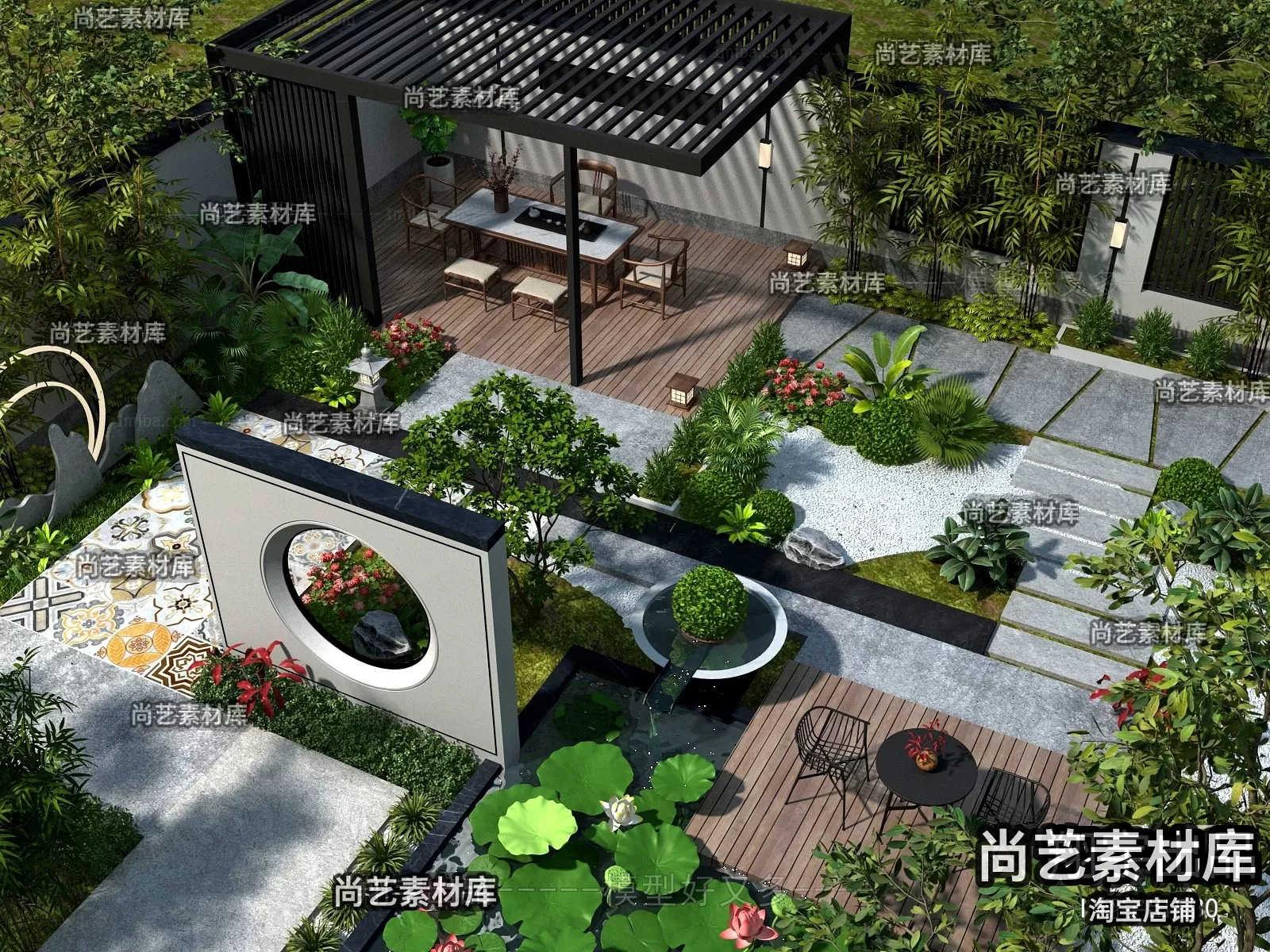 GARDERN HOME – 3D SCENES – 0026