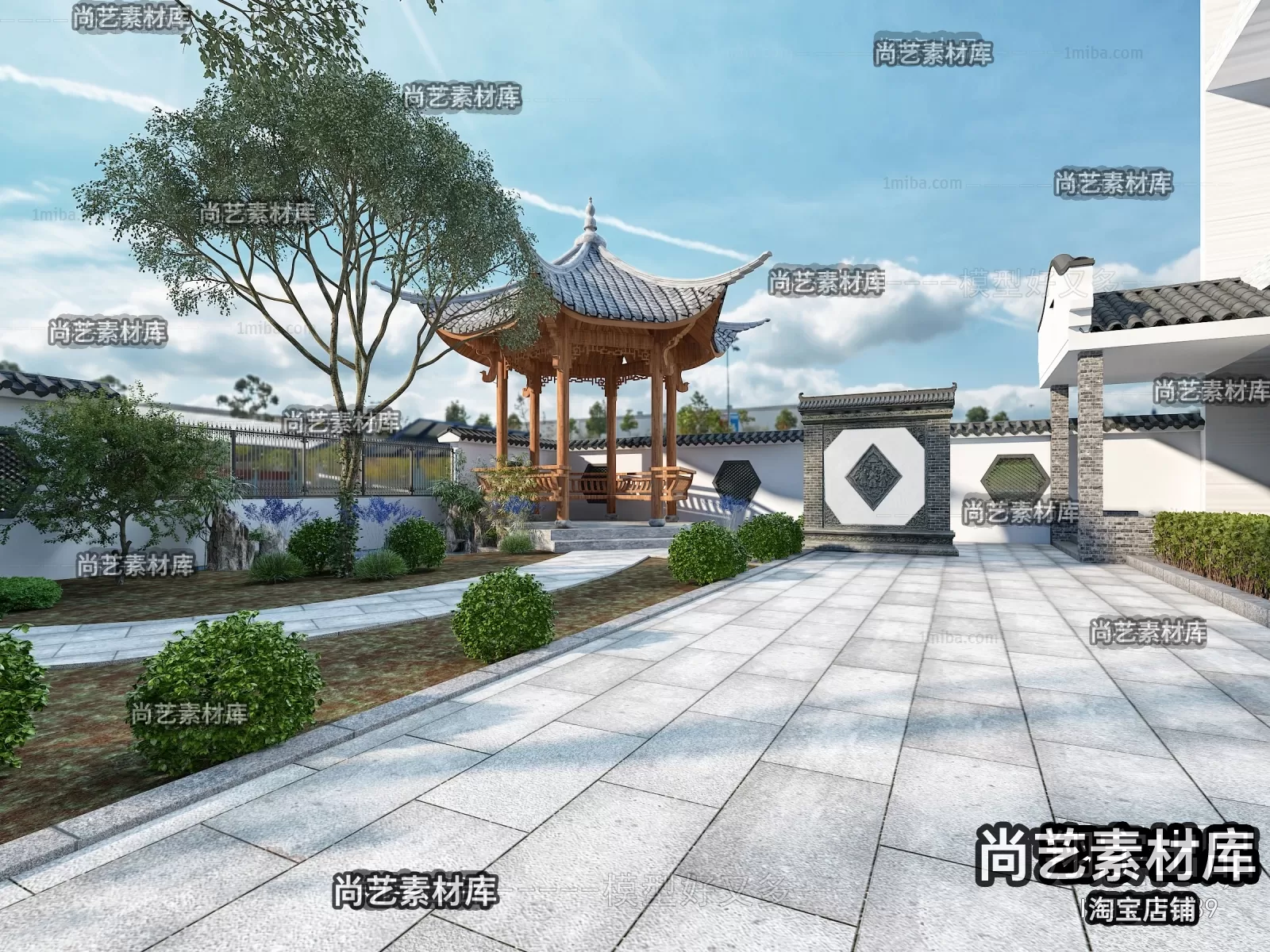 GARDERN HOME – 3D SCENES – 0027