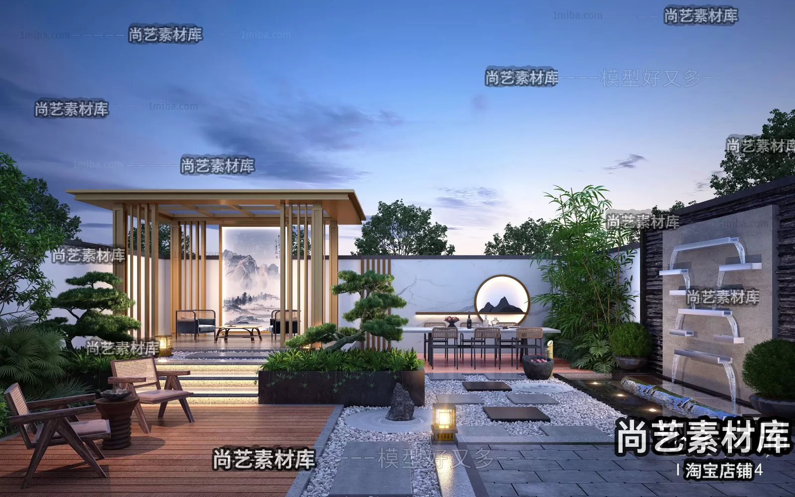 GARDERN HOME – 3D SCENES – 0030