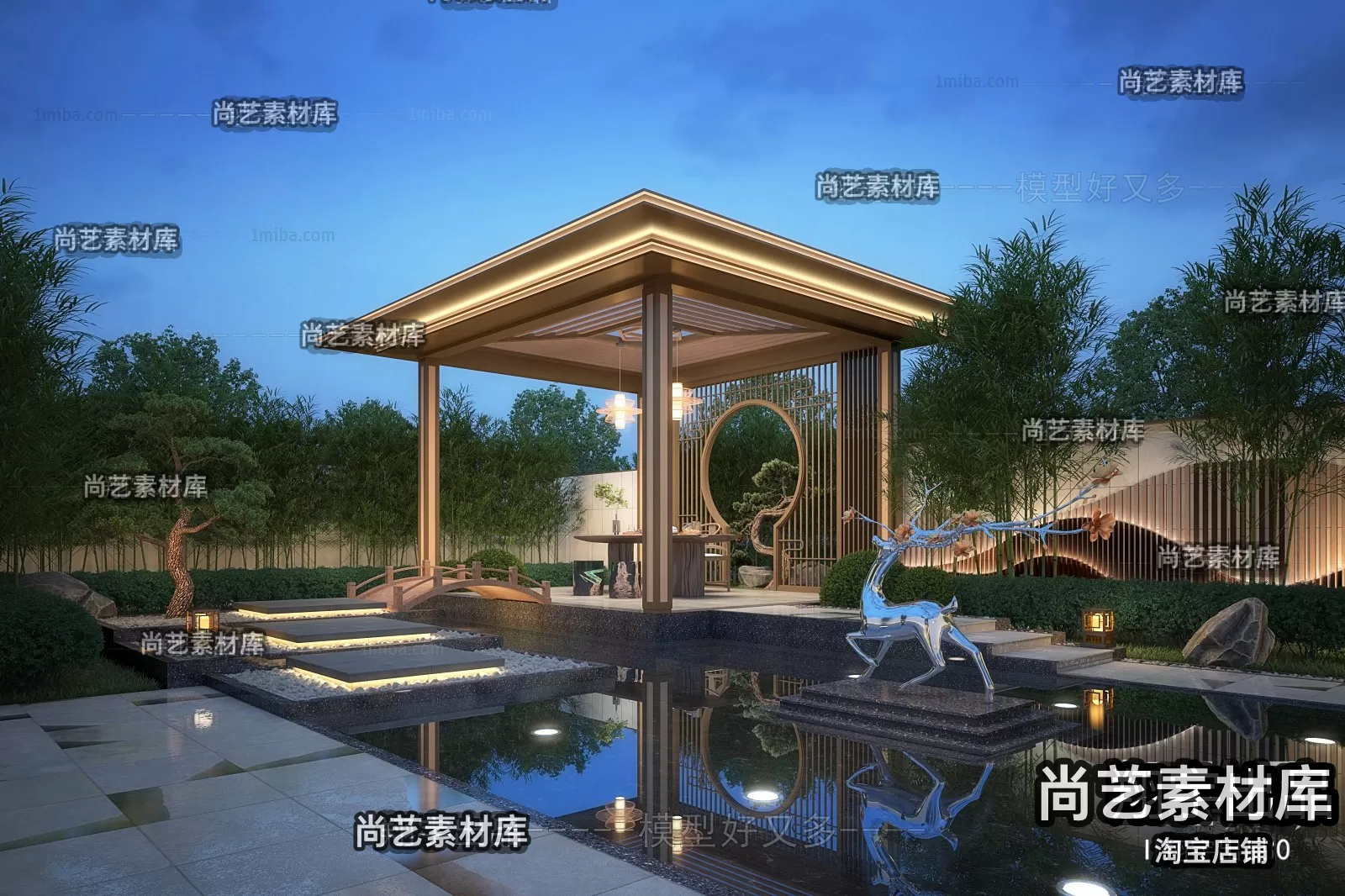 GARDERN HOME – 3D SCENES – 0031