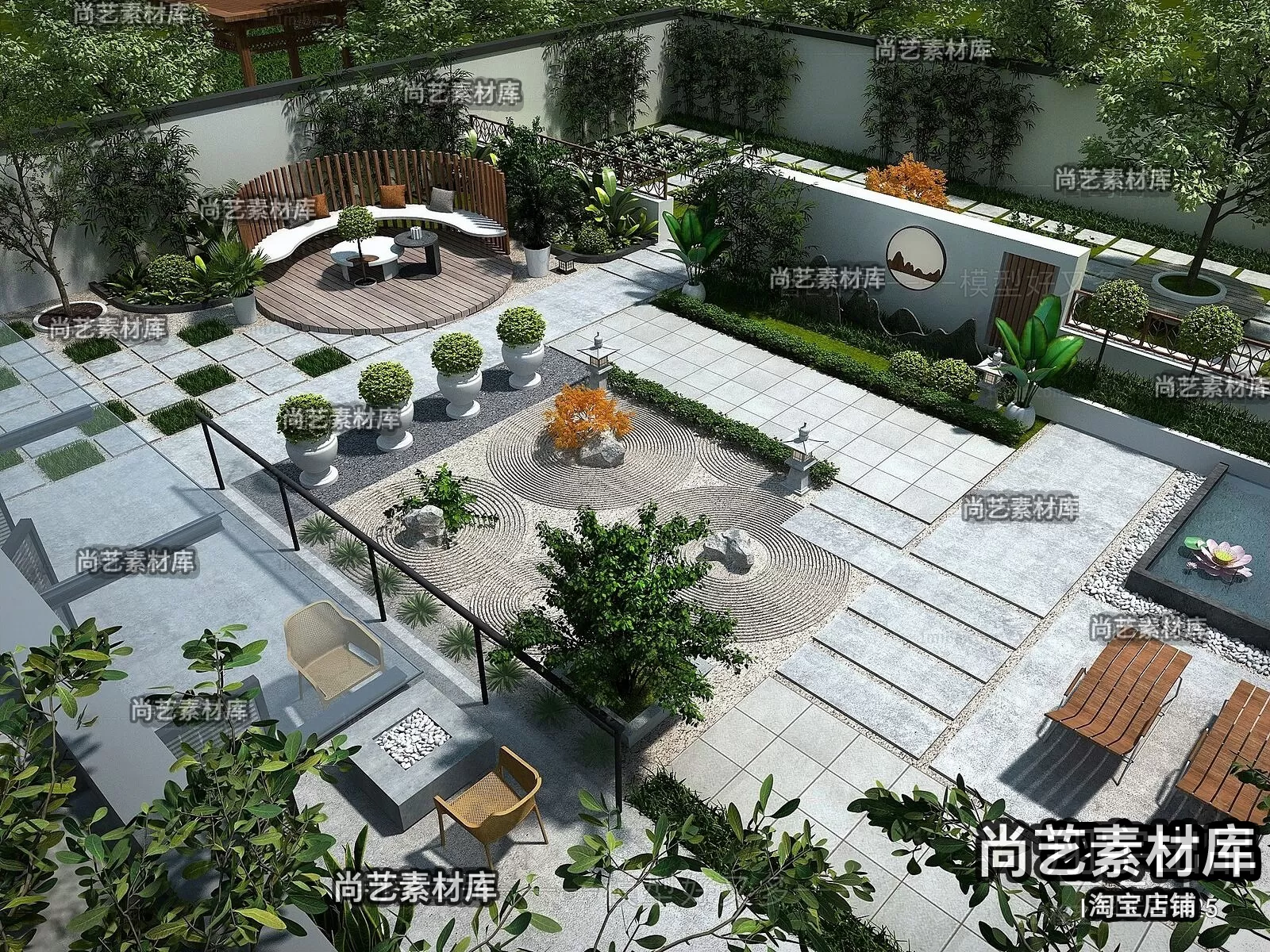 GARDERN HOME – 3D SCENES – 0034