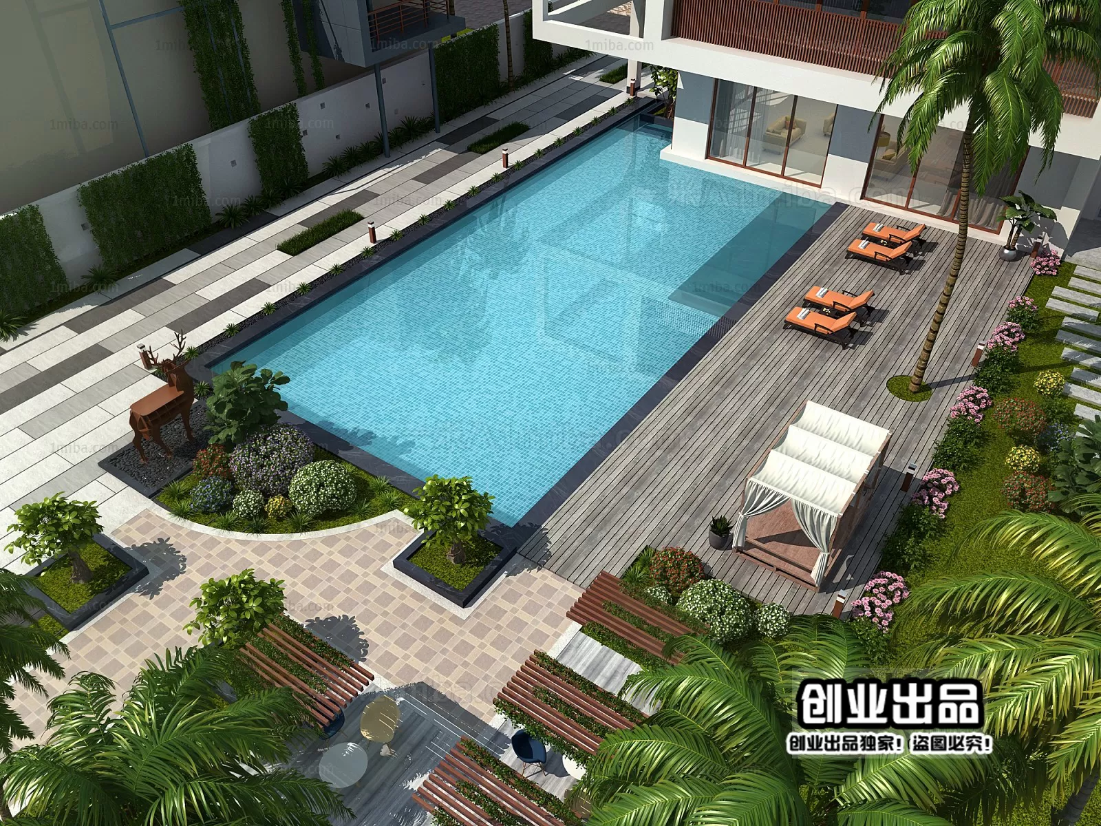 GARDERN HOME – 3D SCENES – 0035