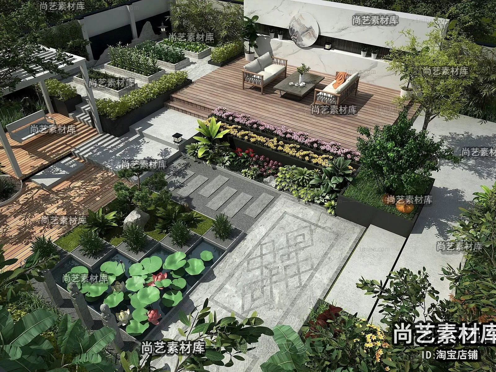 GARDERN HOME – 3D SCENES – 0036