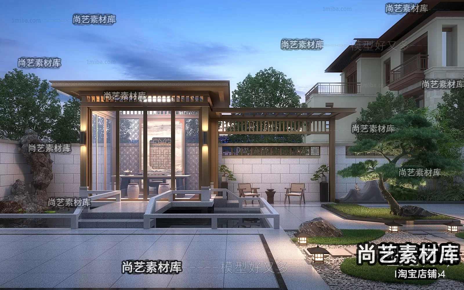 GARDERN HOME – 3D SCENES – 0037