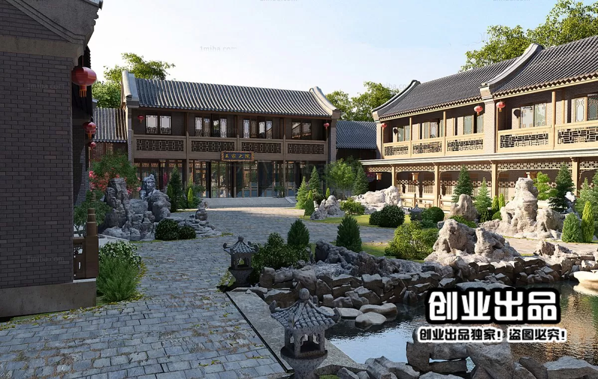 GARDERN HOME – 3D SCENES – 0042