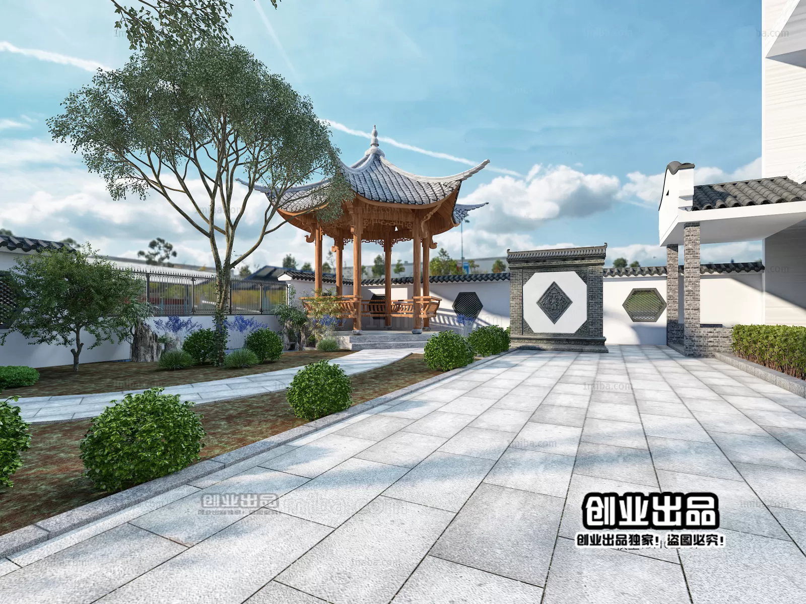 GARDERN HOME – 3D SCENES – 0047