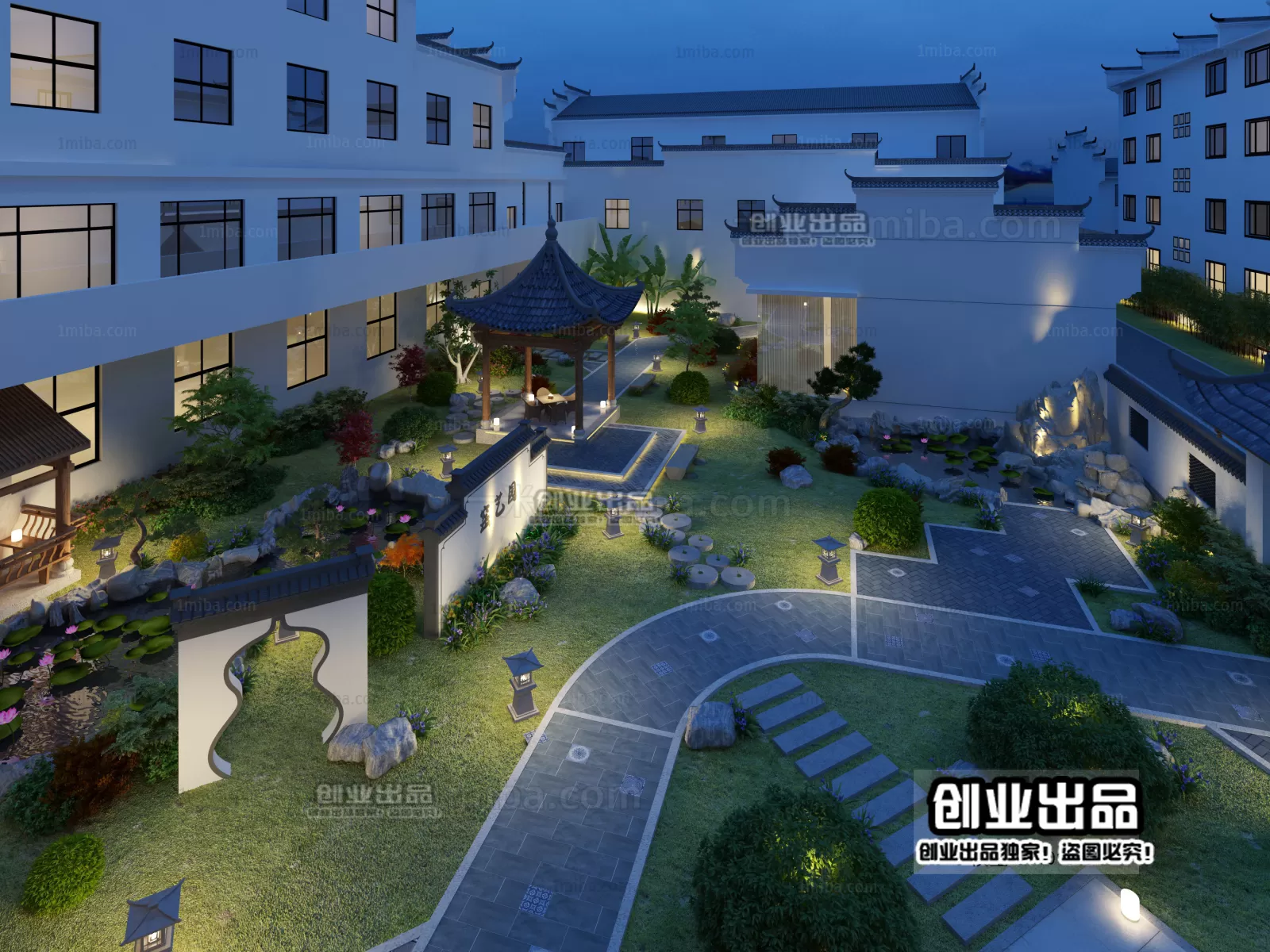 GARDERN HOME – 3D SCENES – 0052