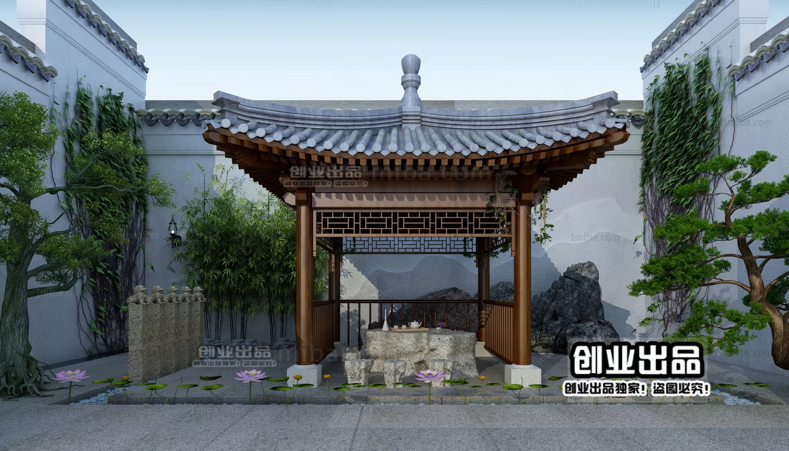 GARDERN HOME – 3D SCENES – 0053