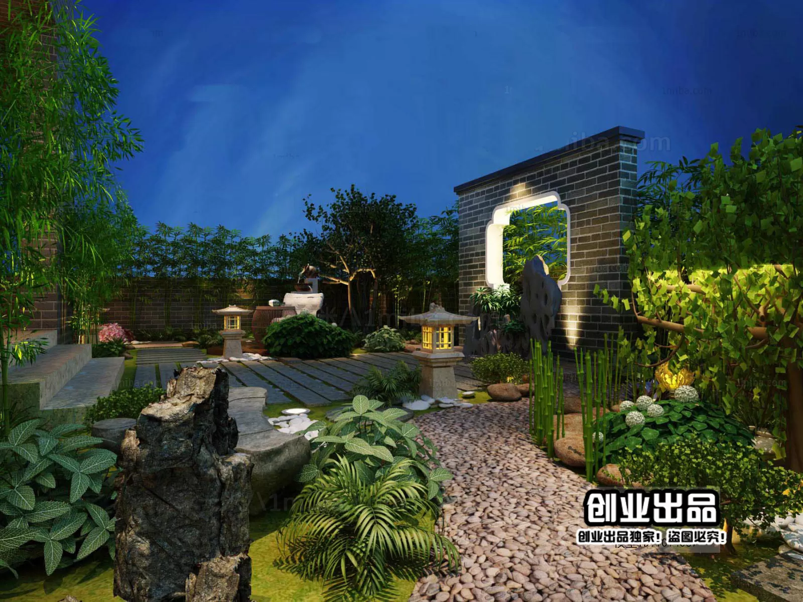 GARDERN HOME – 3D SCENES – 0055