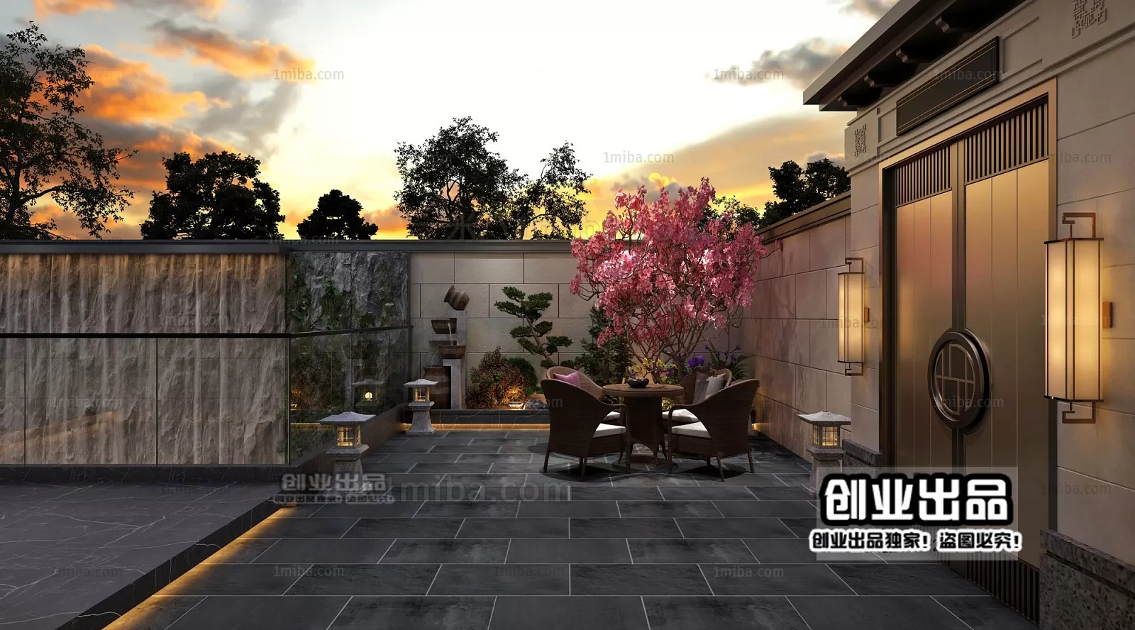 GARDERN HOME – 3D SCENES – 0063