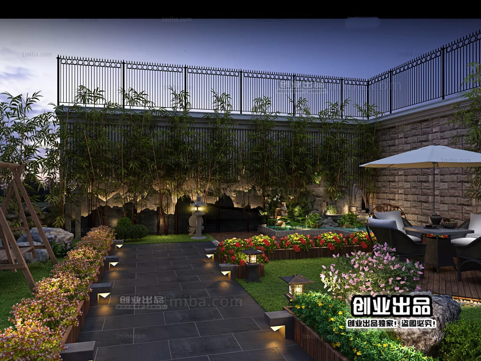 GARDERN HOME – 3D SCENES – 0066