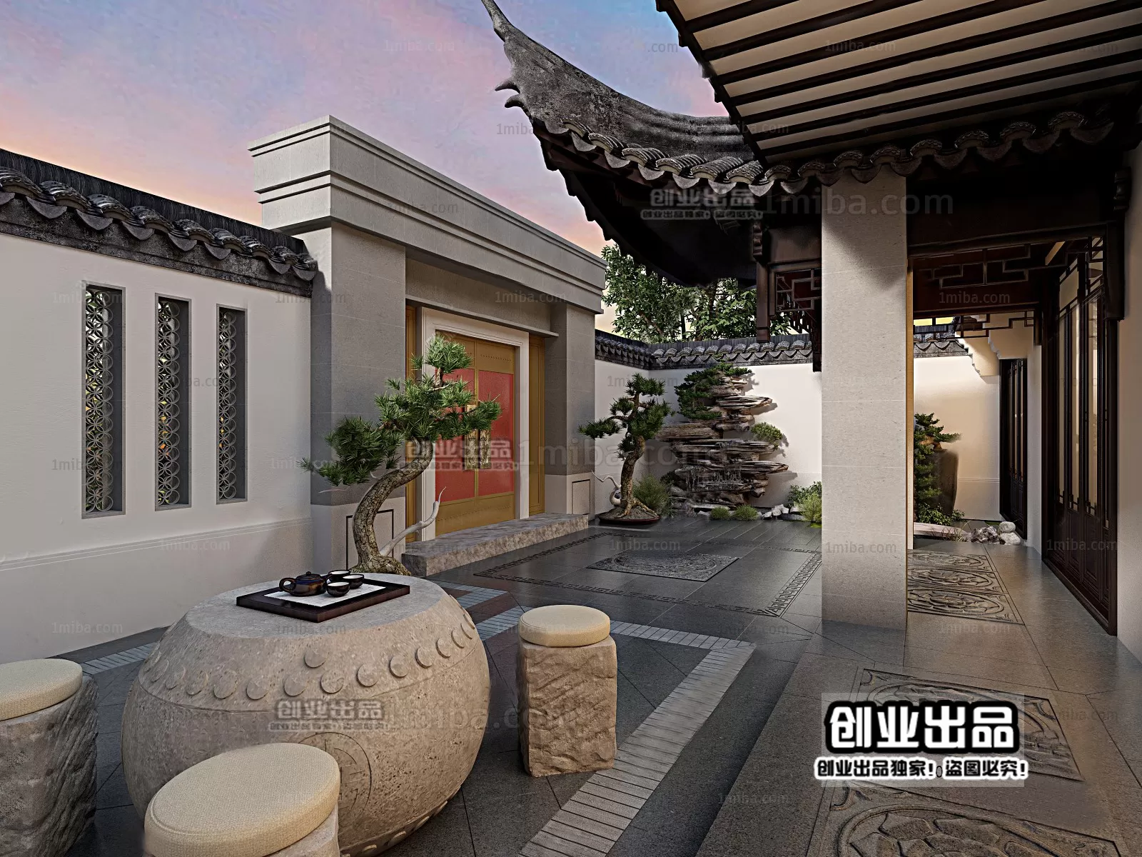 GARDERN HOME – 3D SCENES – 0067