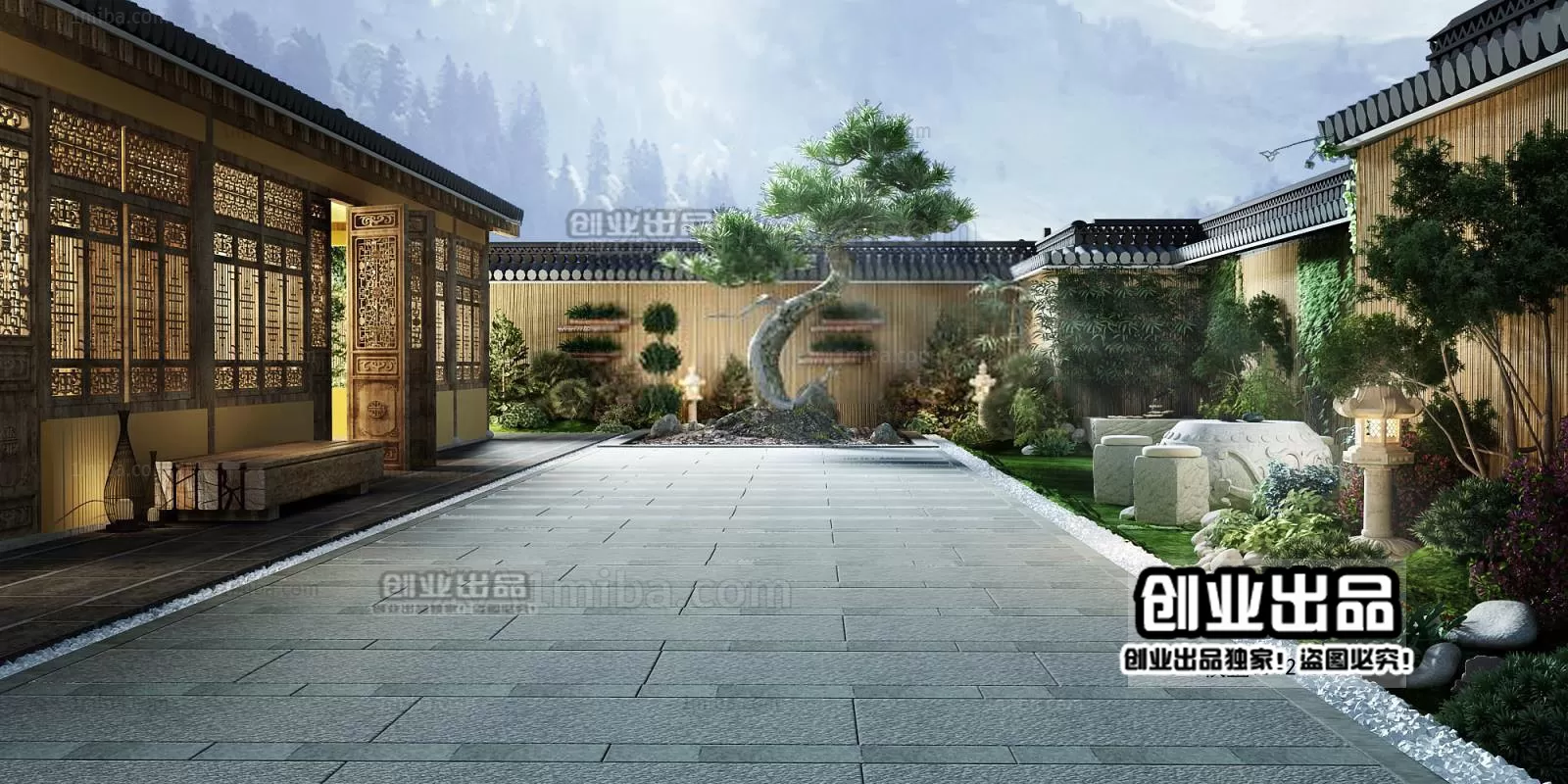 GARDERN HOME – 3D SCENES – 0069