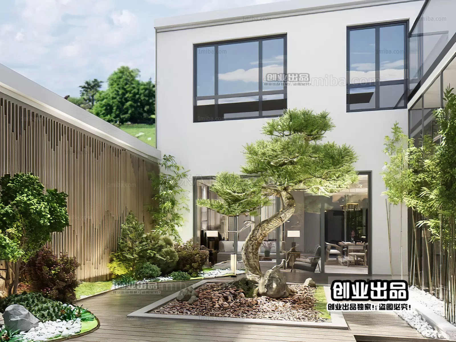 GARDERN HOME – 3D SCENES – 0070