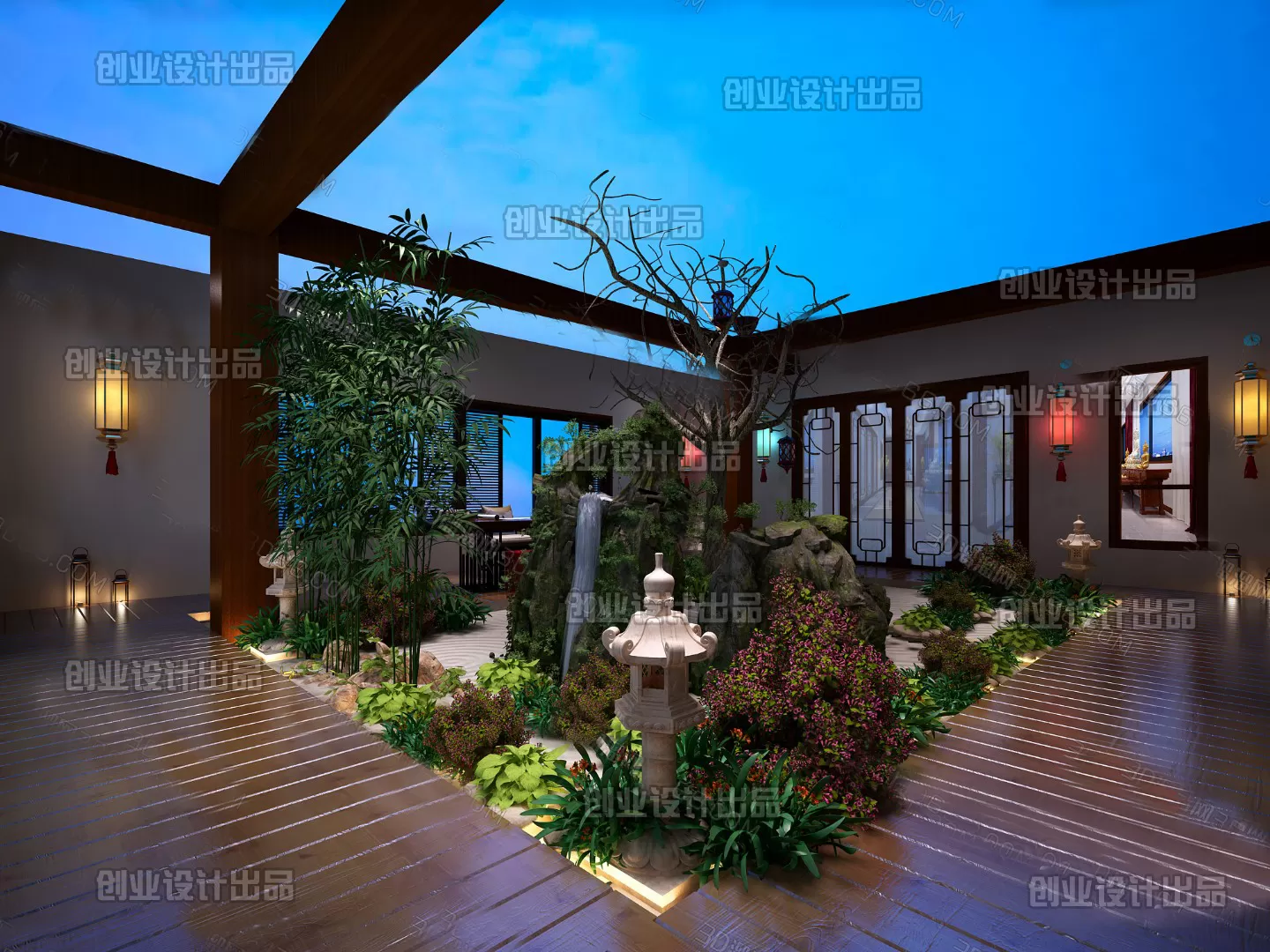 GARDERN HOME – 3D SCENES – 0073