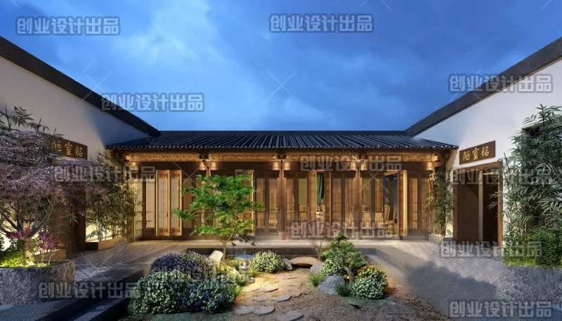 GARDERN HOME – 3D SCENES – 0075