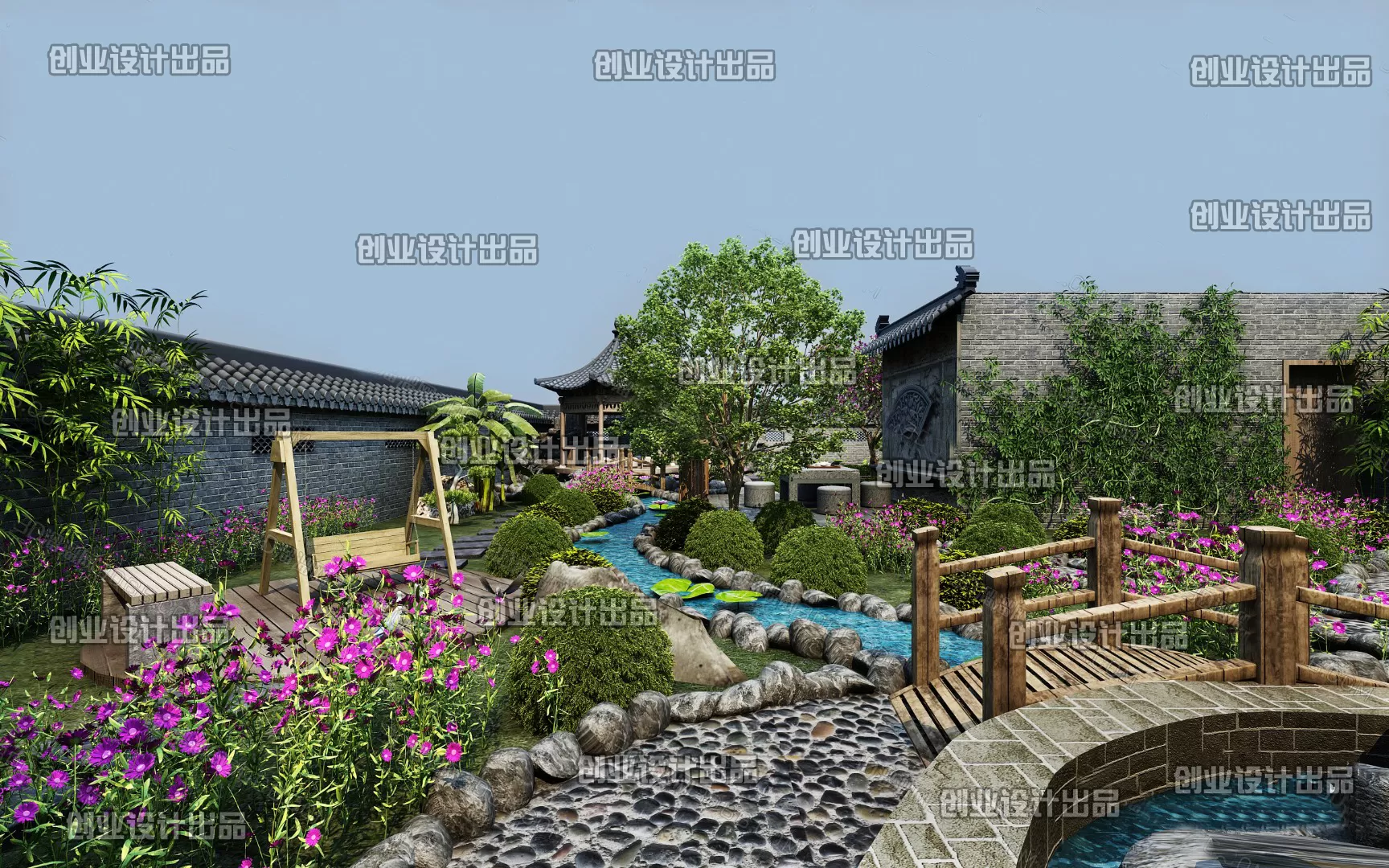 GARDERN HOME – 3D SCENES – 0076