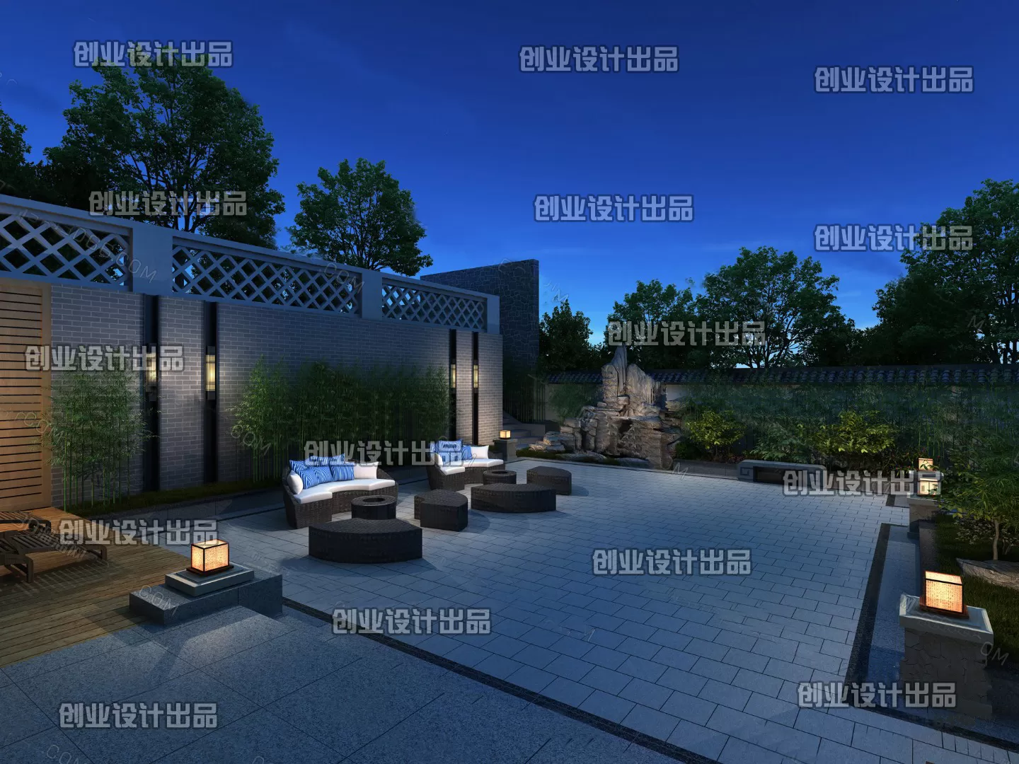 GARDERN HOME – 3D SCENES – 0078