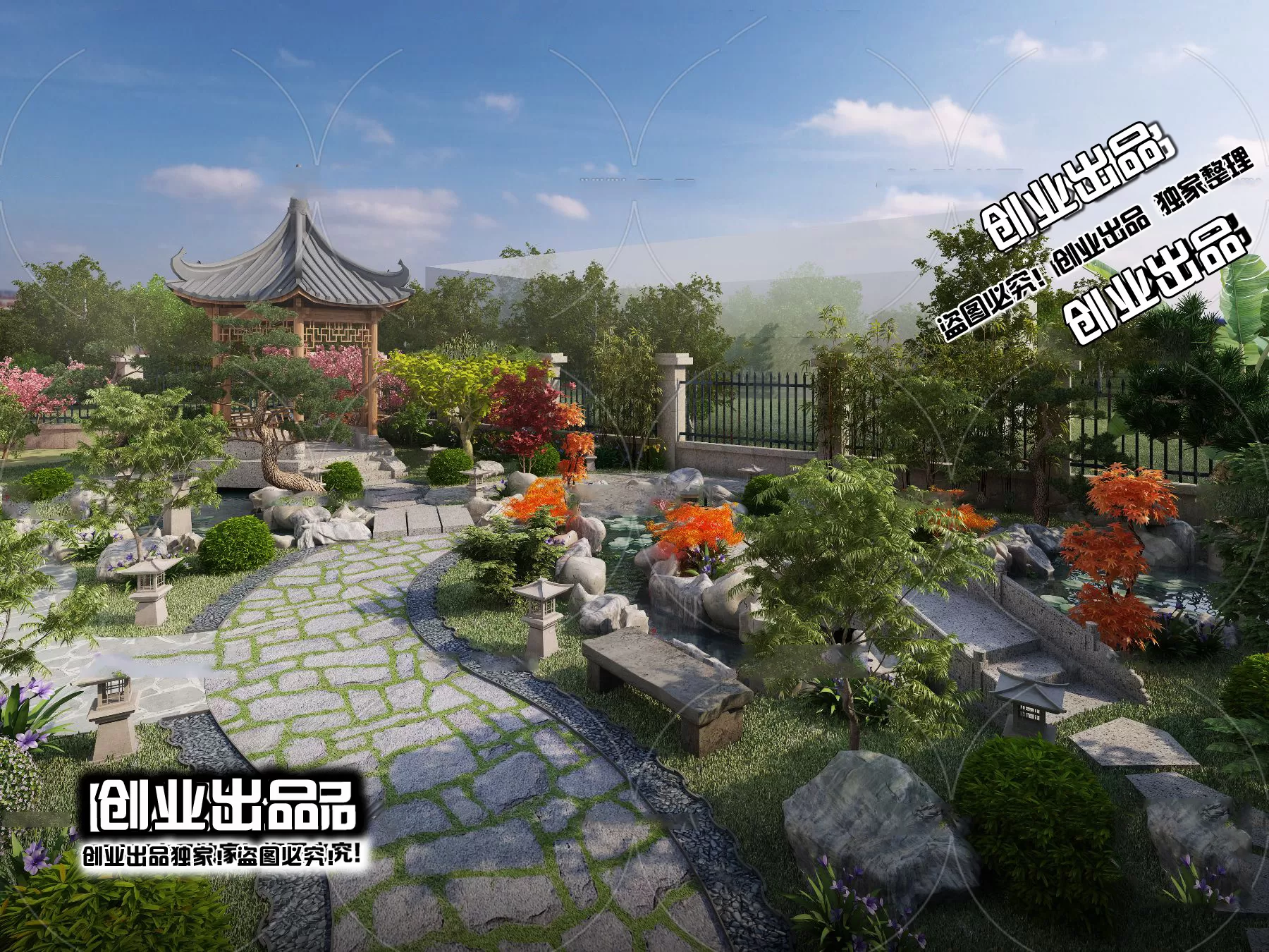 GARDERN HOME – 3D SCENES – 0080